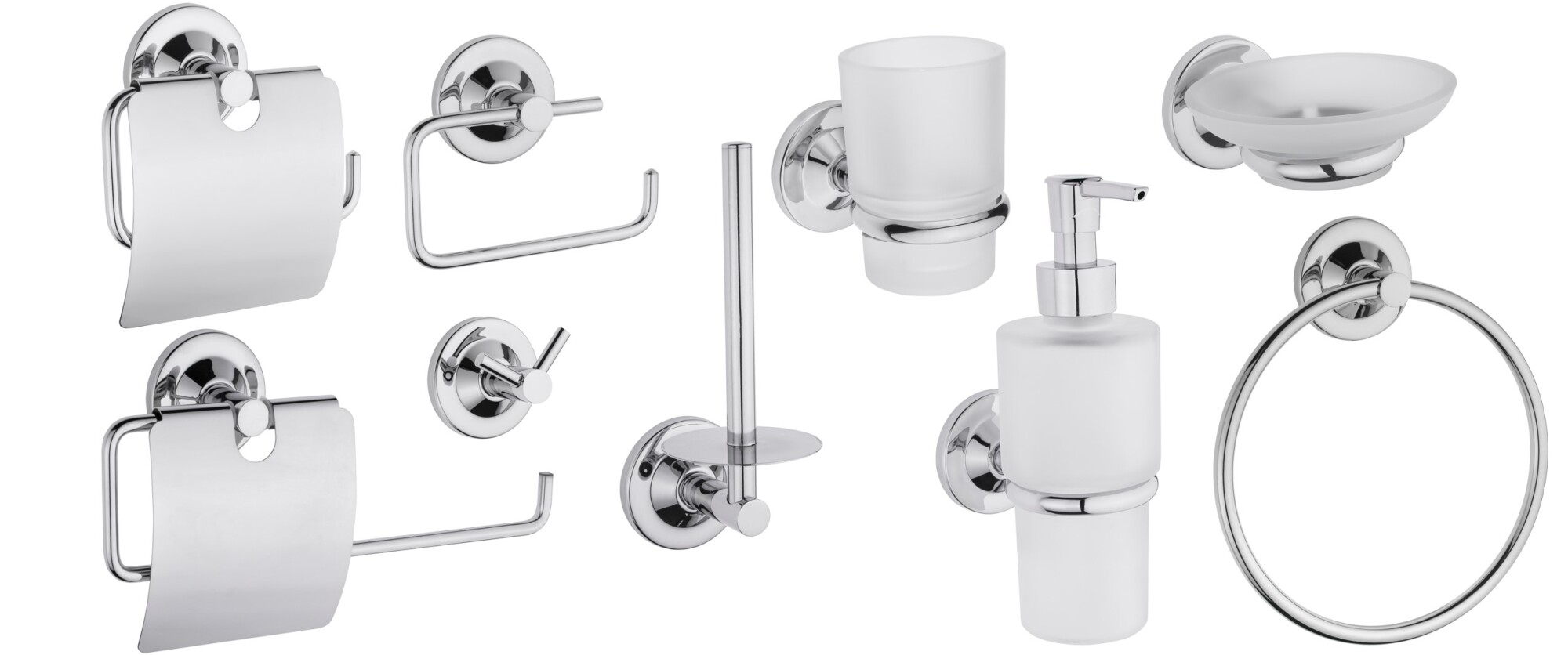 Vente accessoire en acier chromé