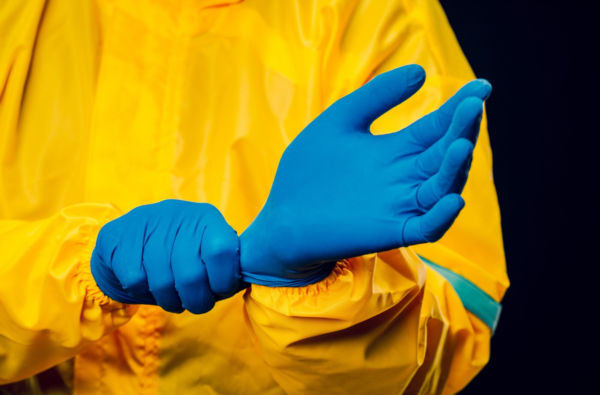 Gants de protection chimique