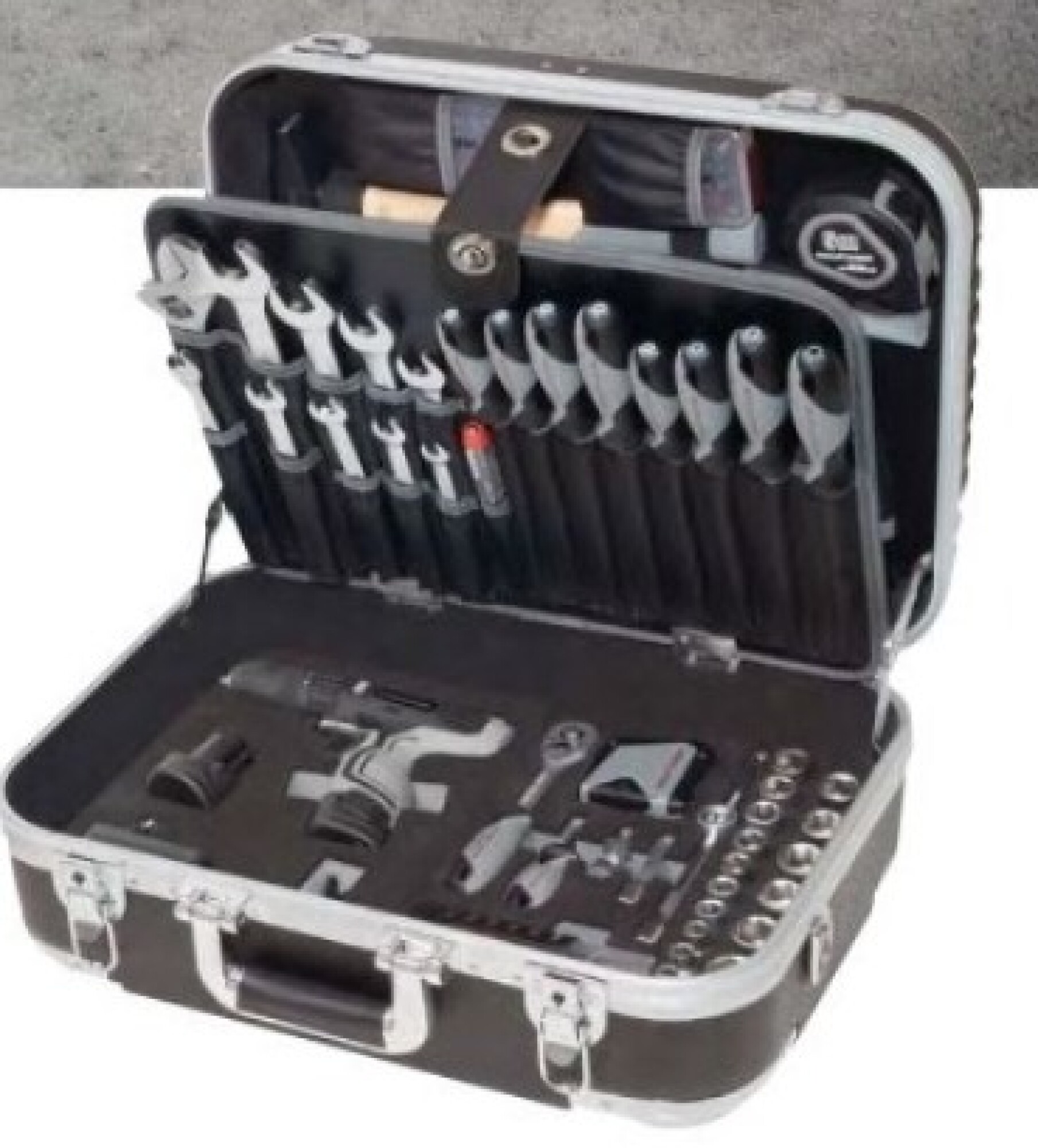 Malette d'outils B160, 3/8″ 165 pcs avec perceuse visseuse KRAFTWERK