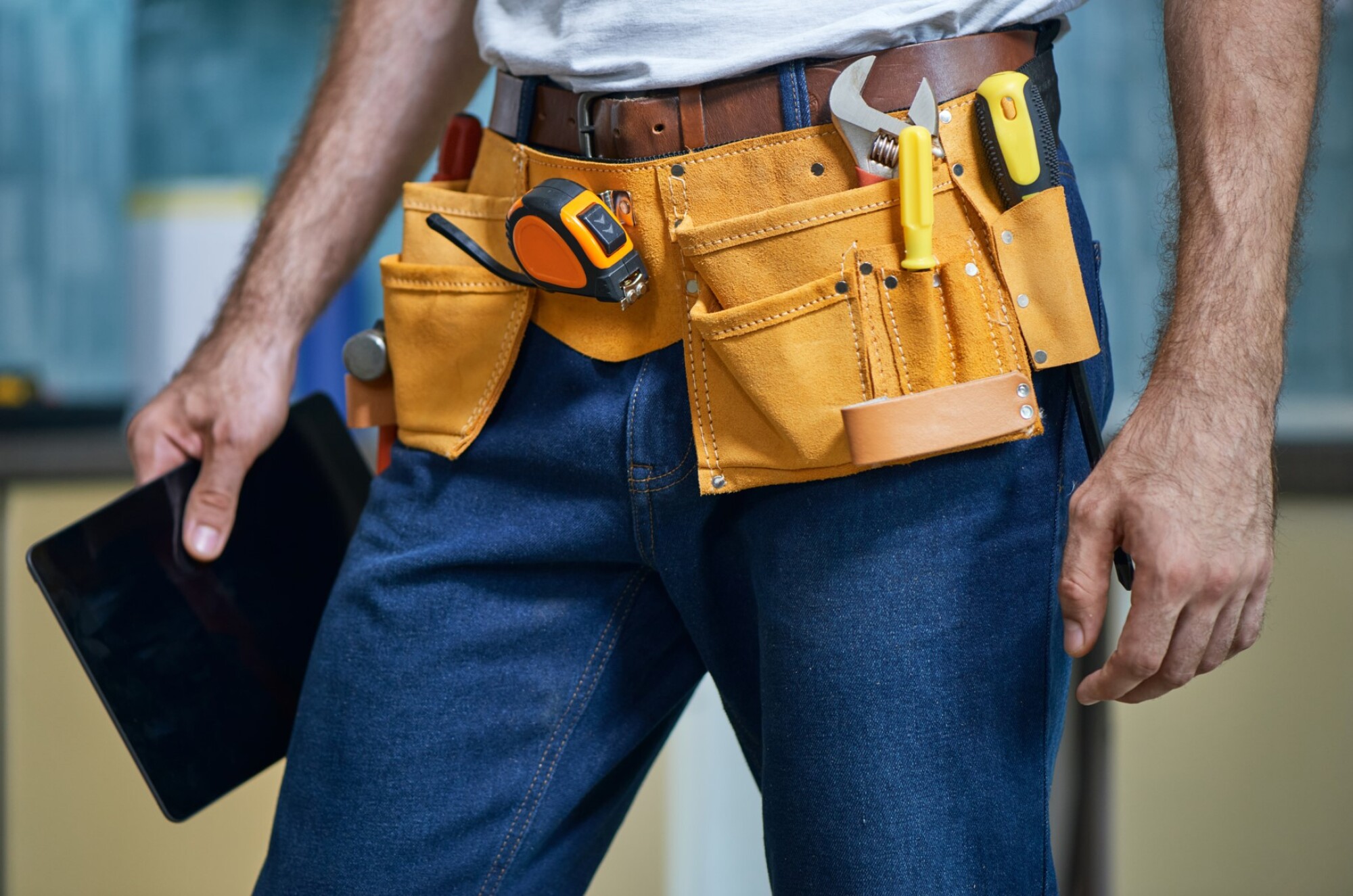Ceinture porte outils et accessoires