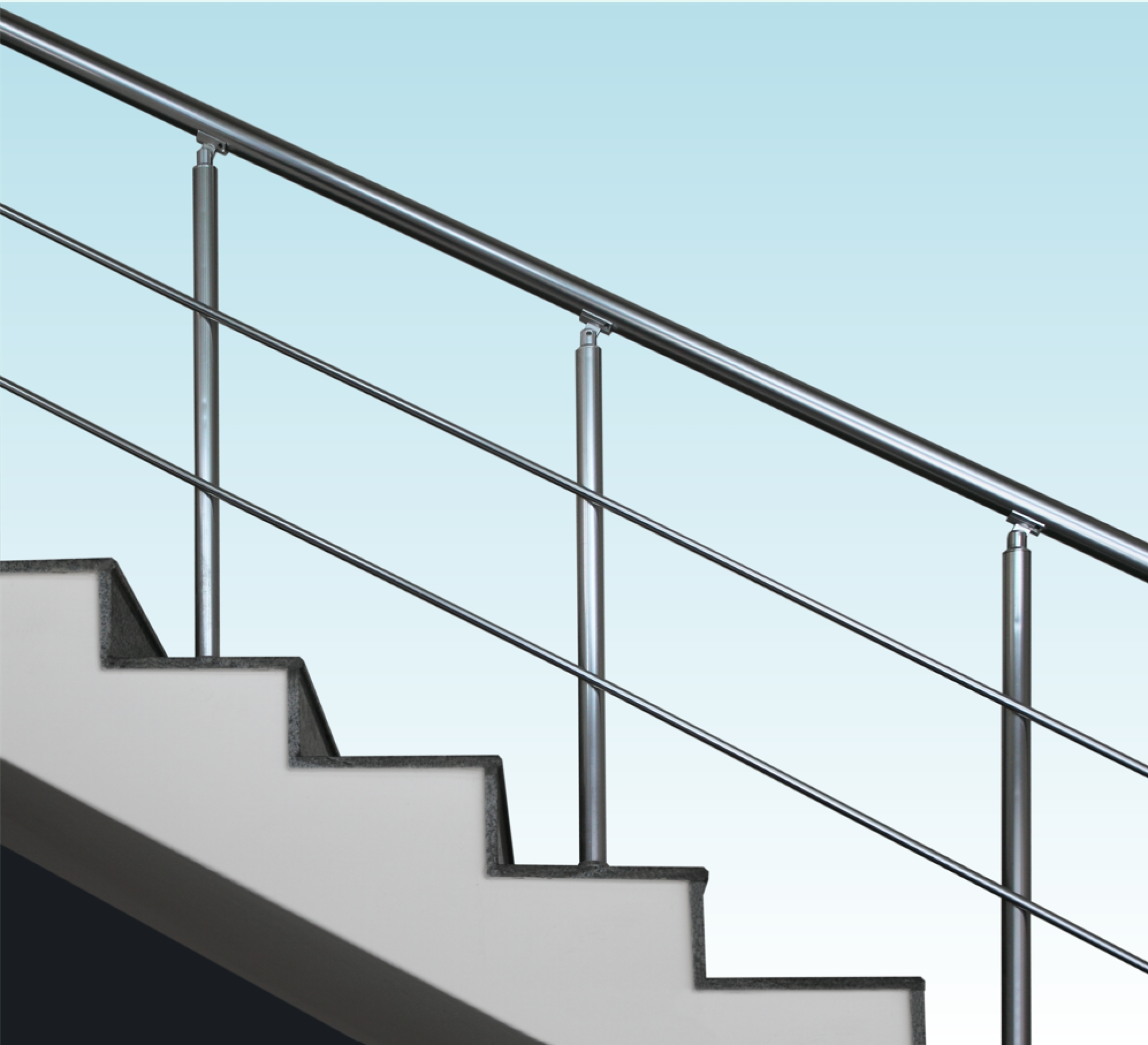 Fabrication d'escaliers extérieurs modernes.