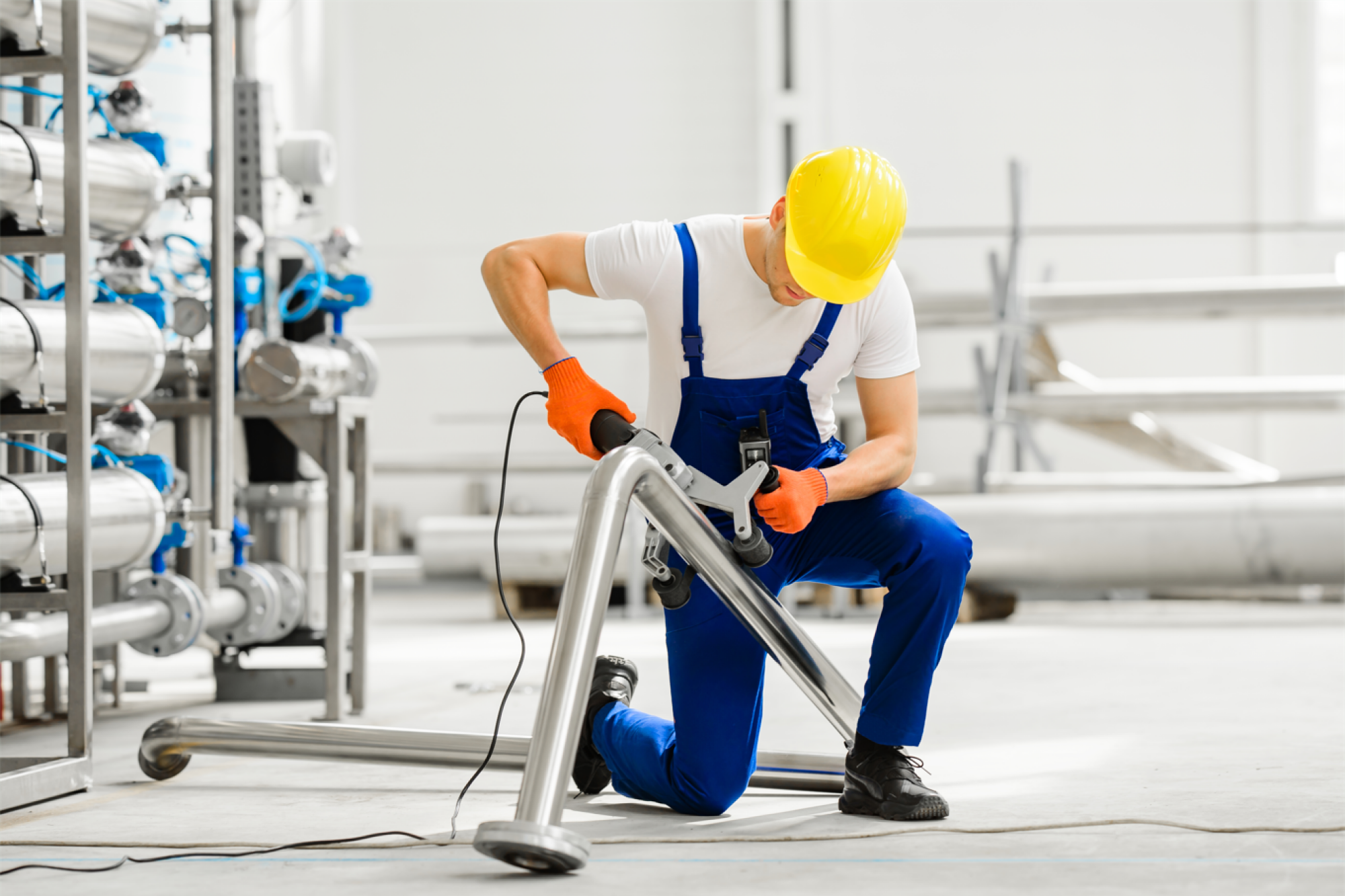 Installation de main courante inox