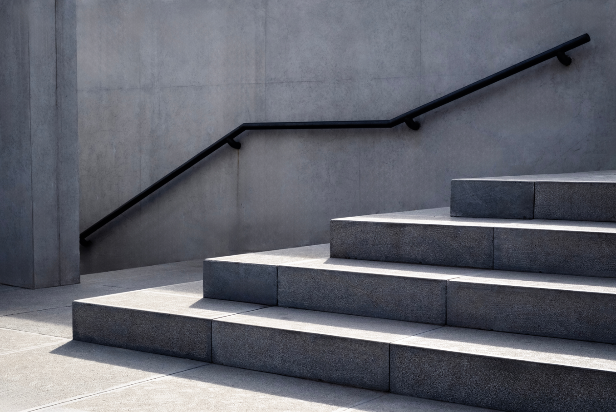 Installation d'escaliers en béton