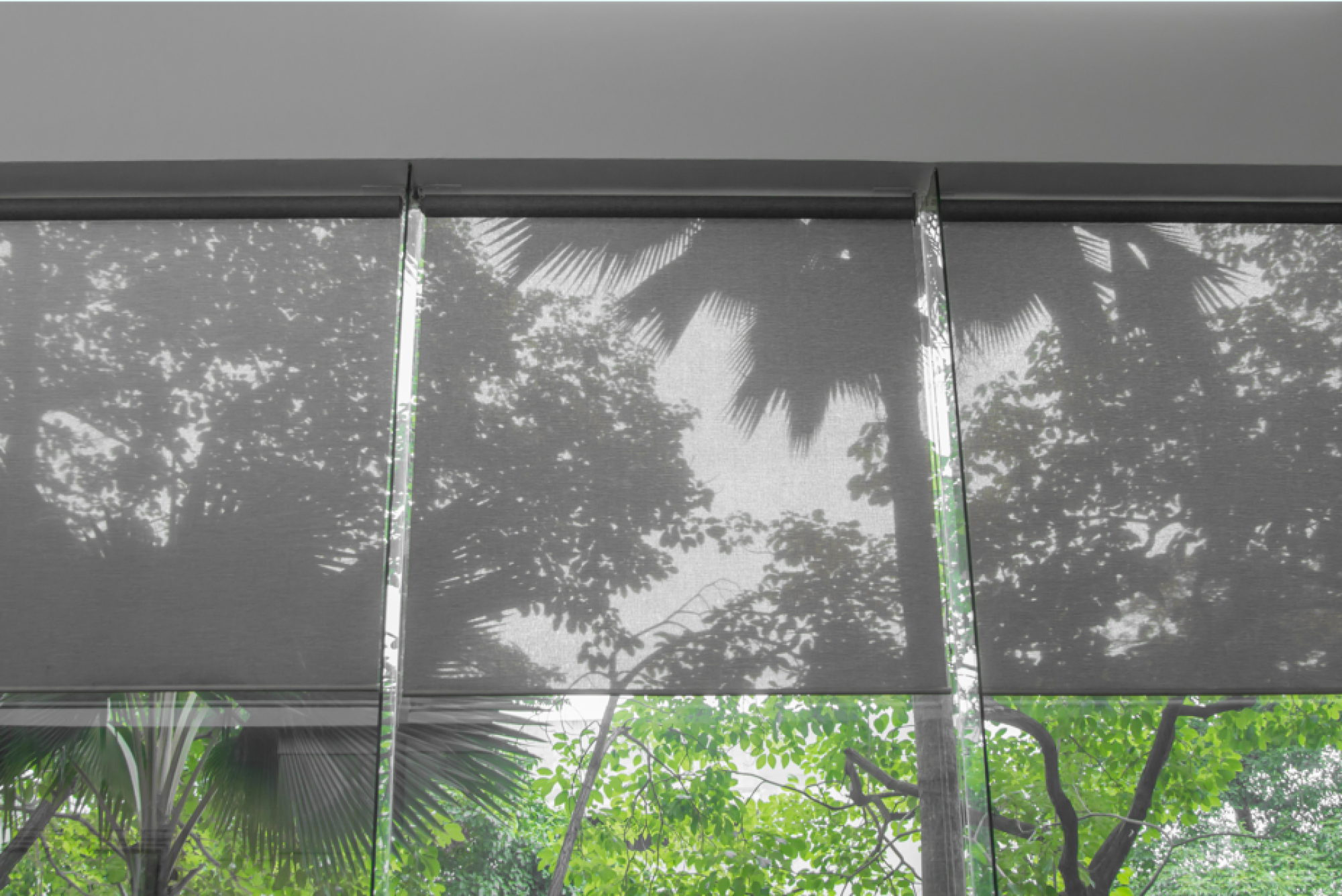 Pose de protection solaire