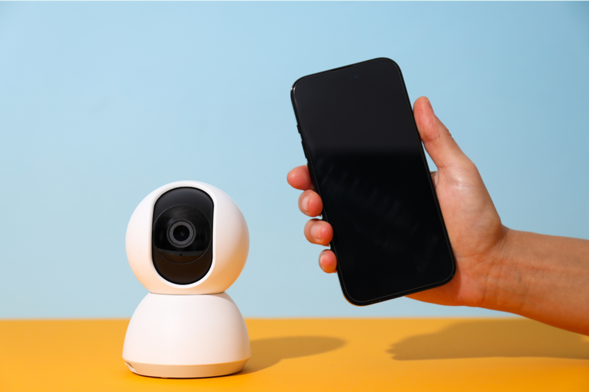 Installation de caméras de surveillance connectées