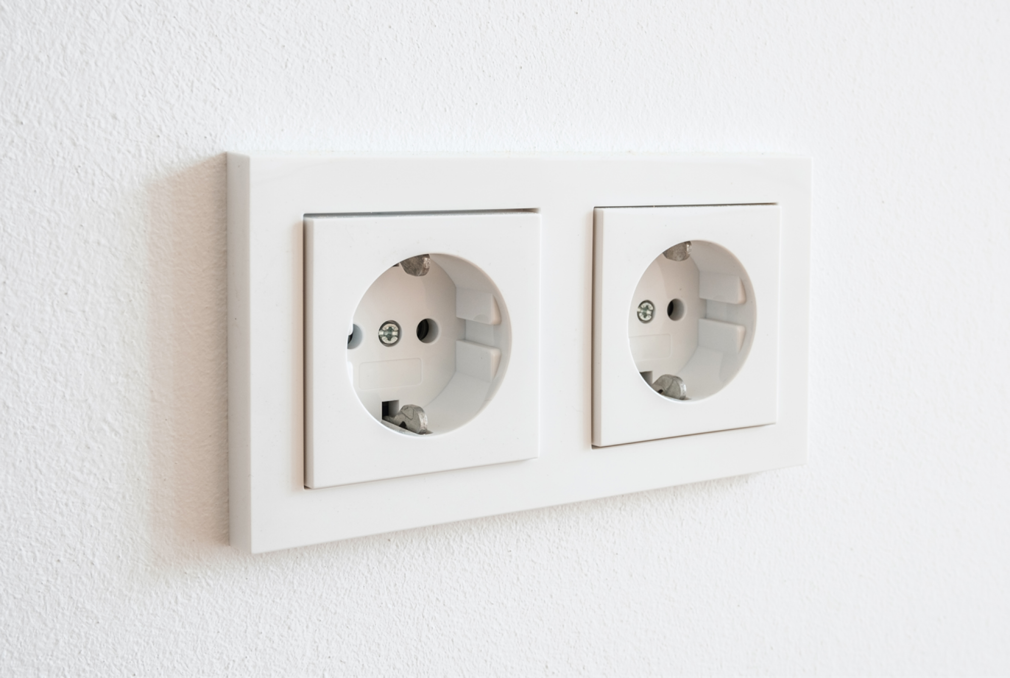 Installation de prise double