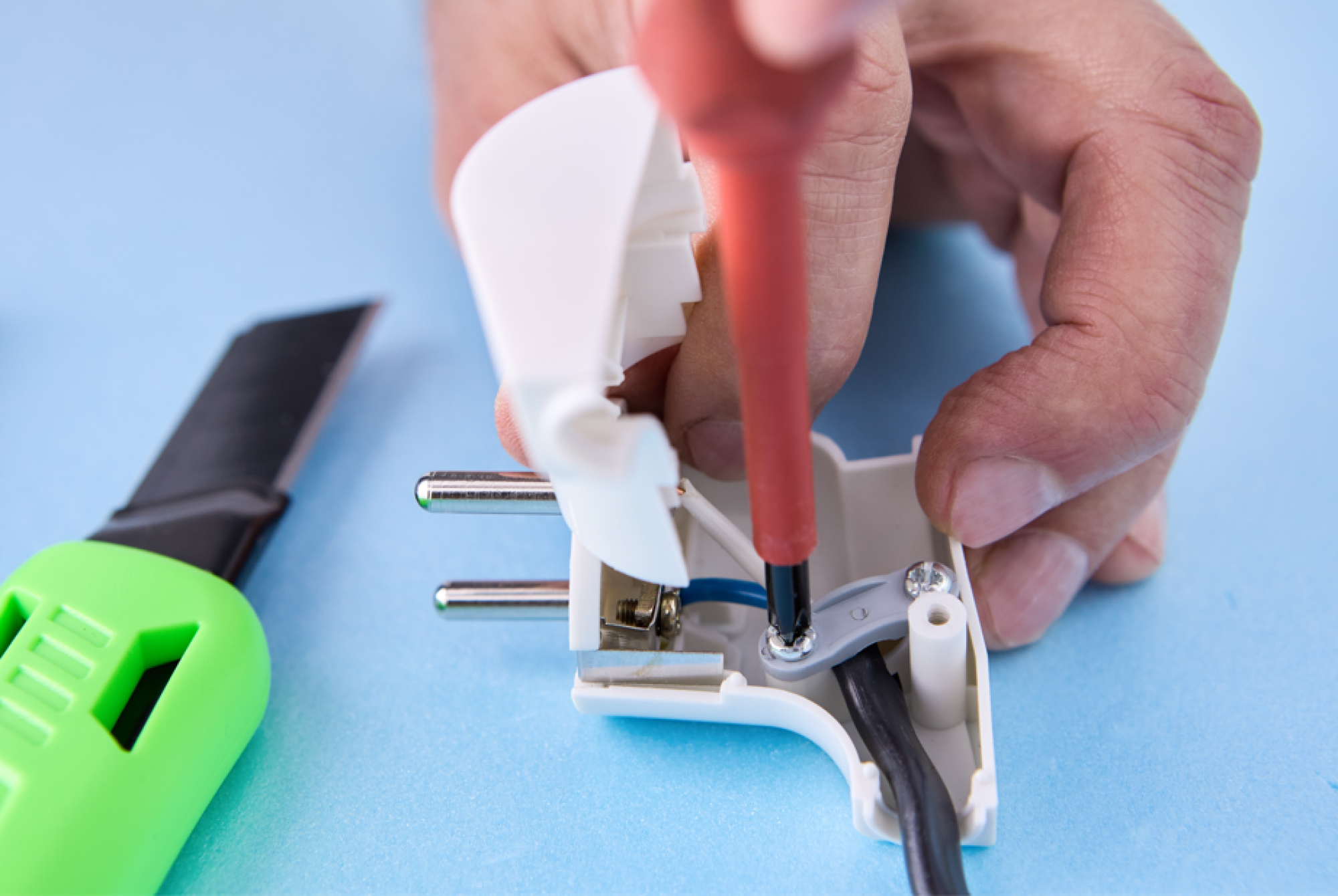 Raccordement de courant électrique