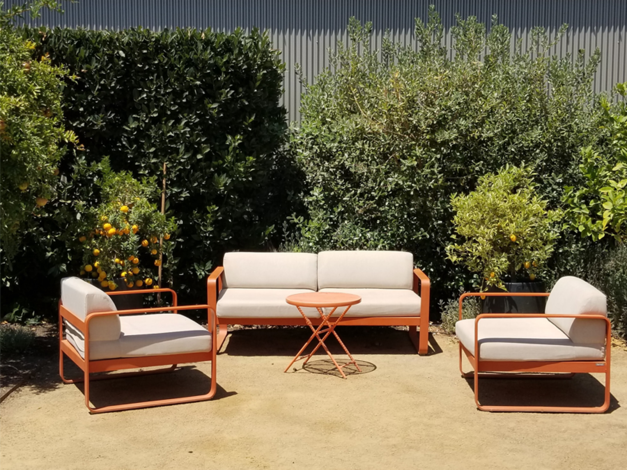 Construction de salon extérieur