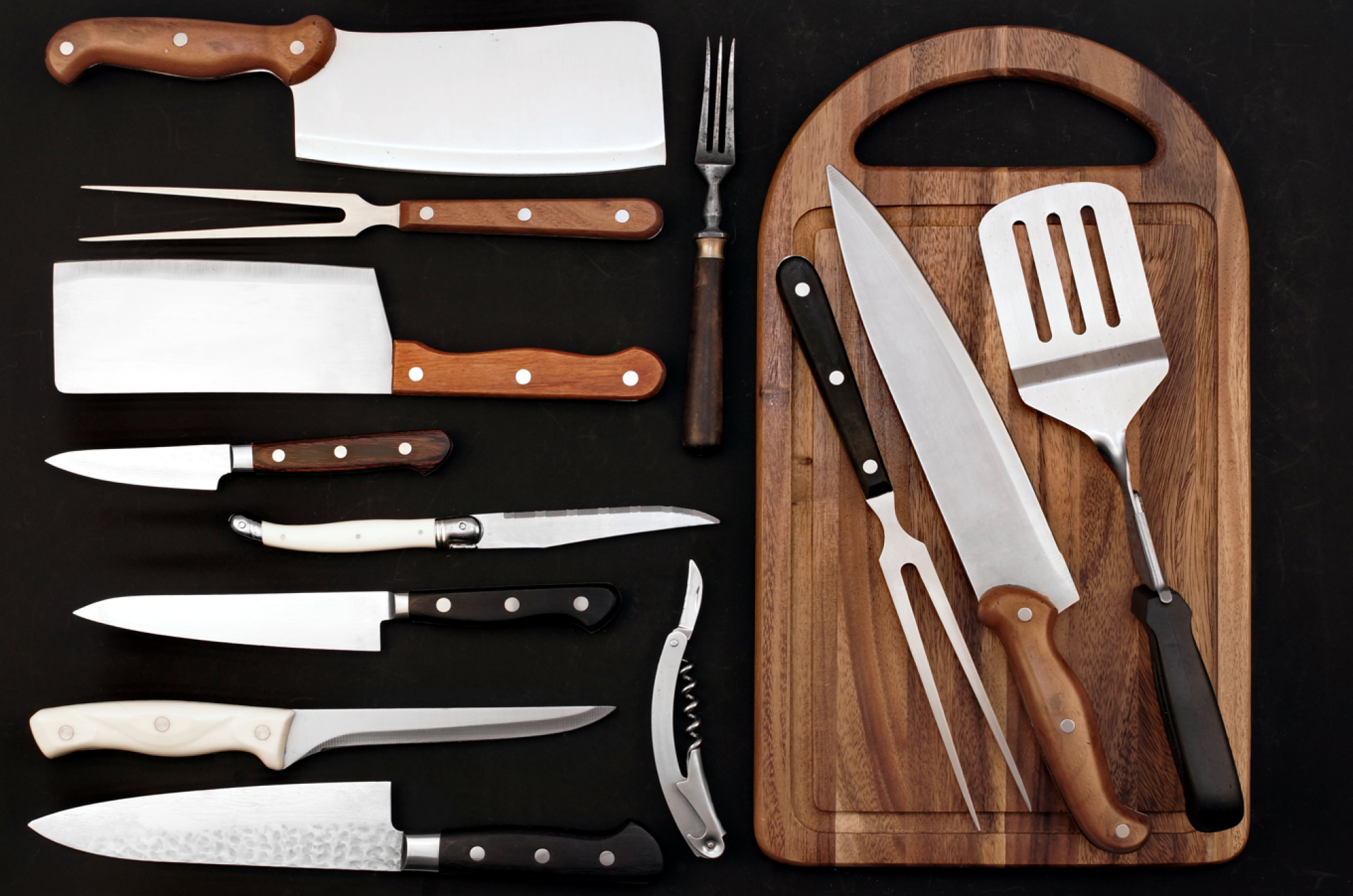 Fourniture d'ustensiles de plancha