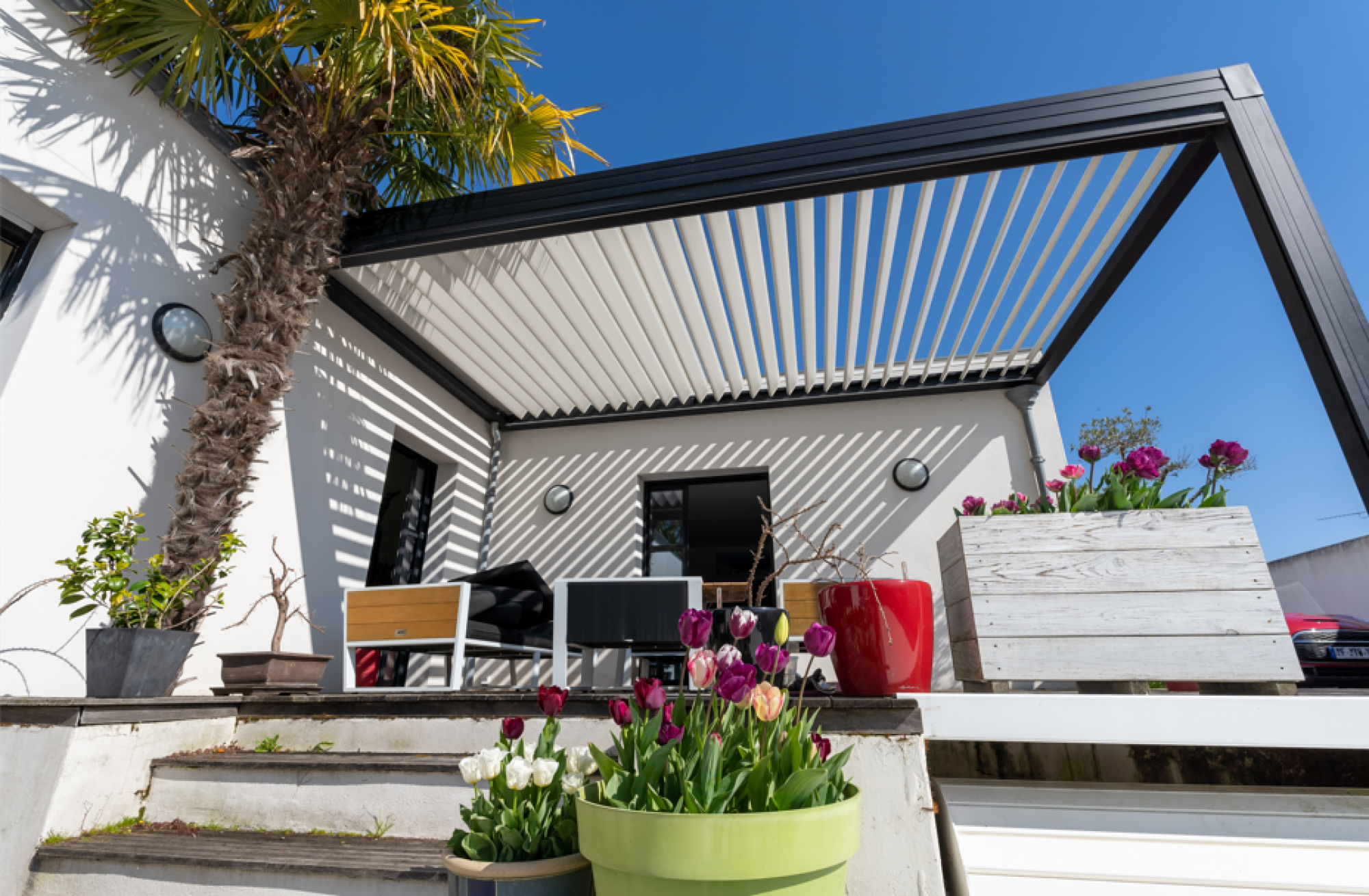 Motorisation de pergola