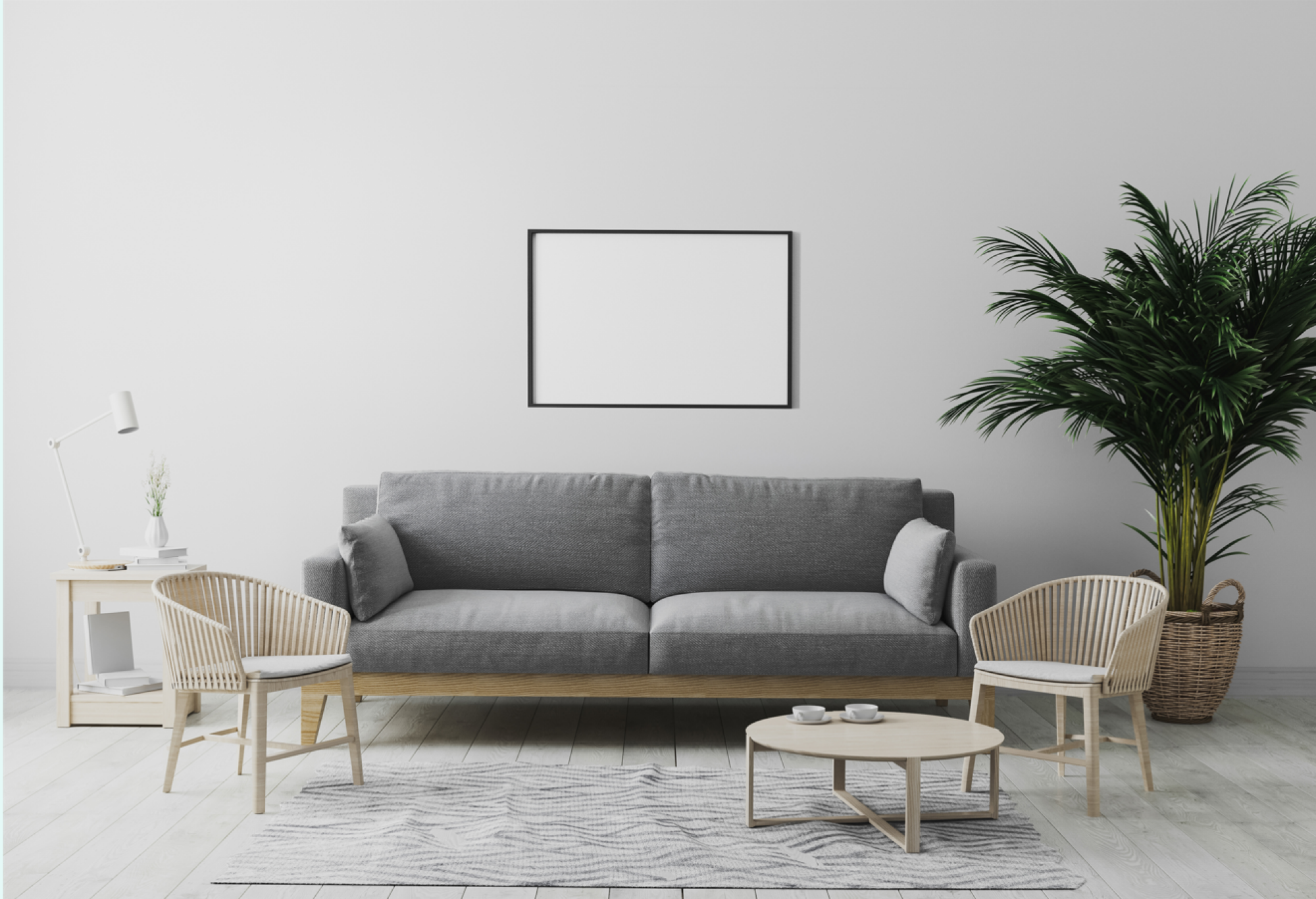 Canapé style scandinave