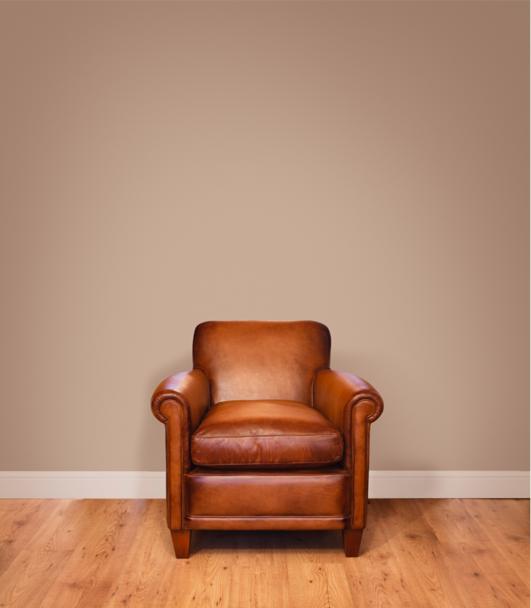 Fauteuil de salon en cuir