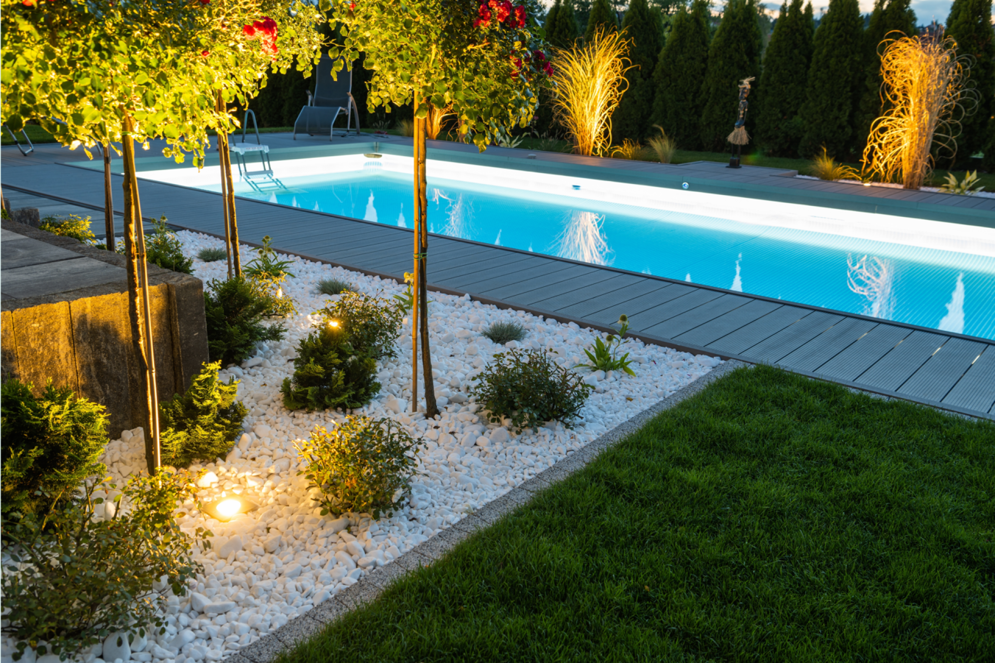 Installation de piscine sur mesure