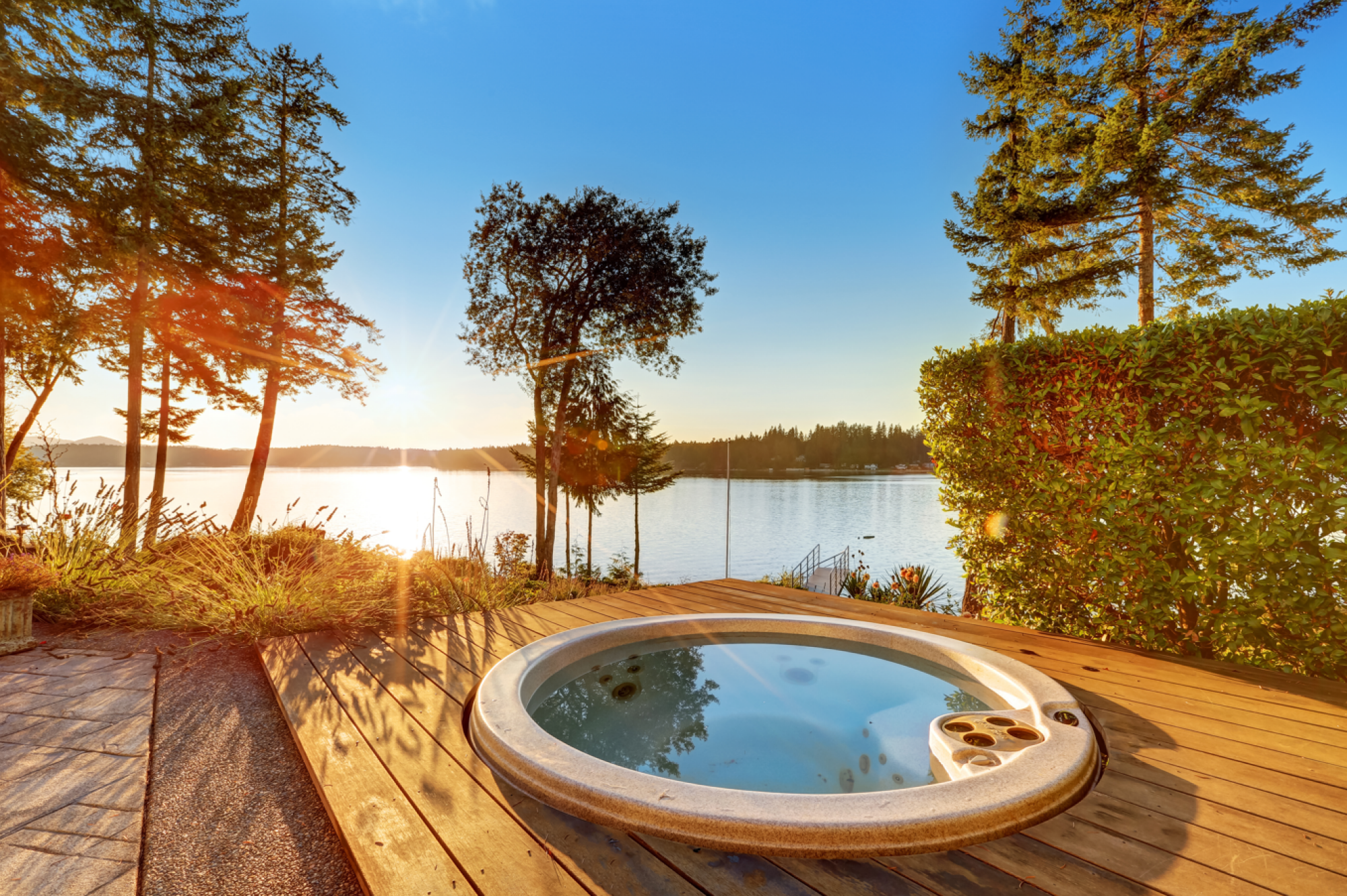 Installation de spa enterré