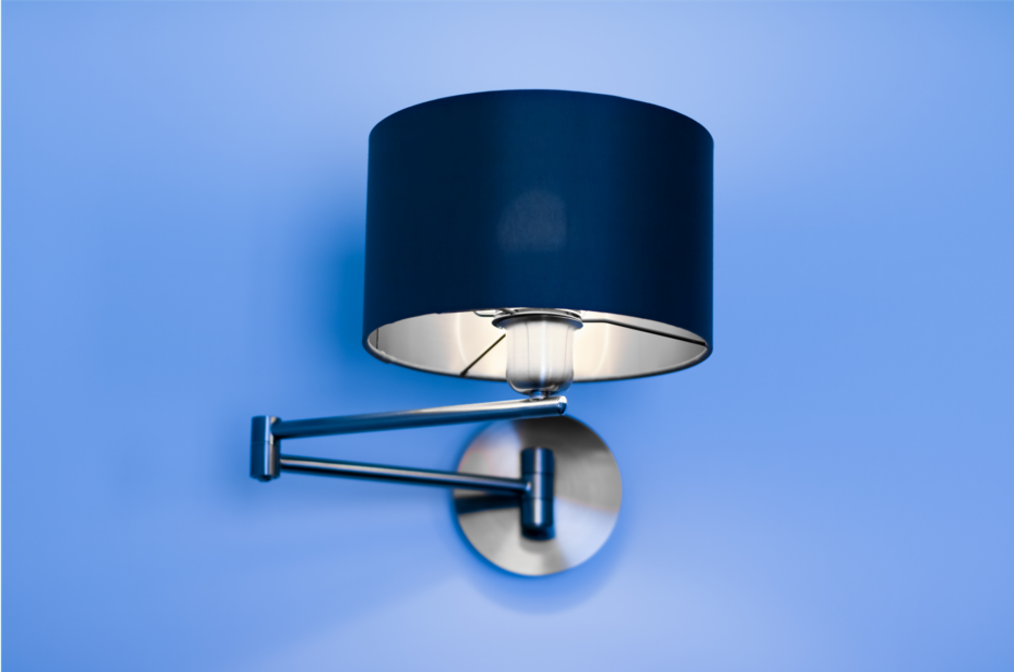 Luminaire mural décoratif en métal noir