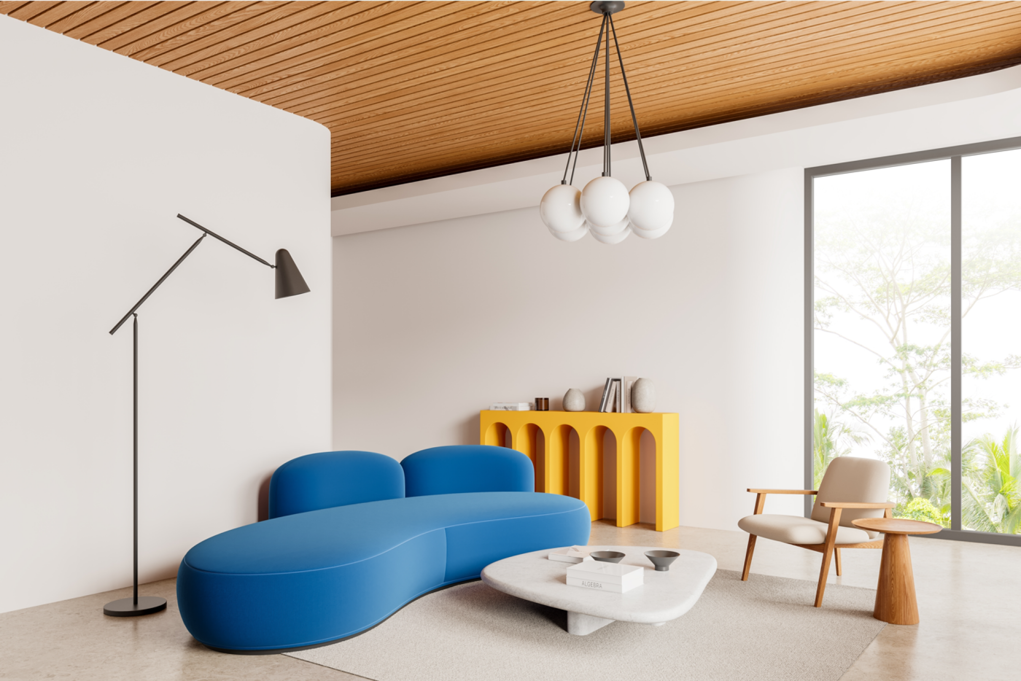 Table basse pour espace lounge