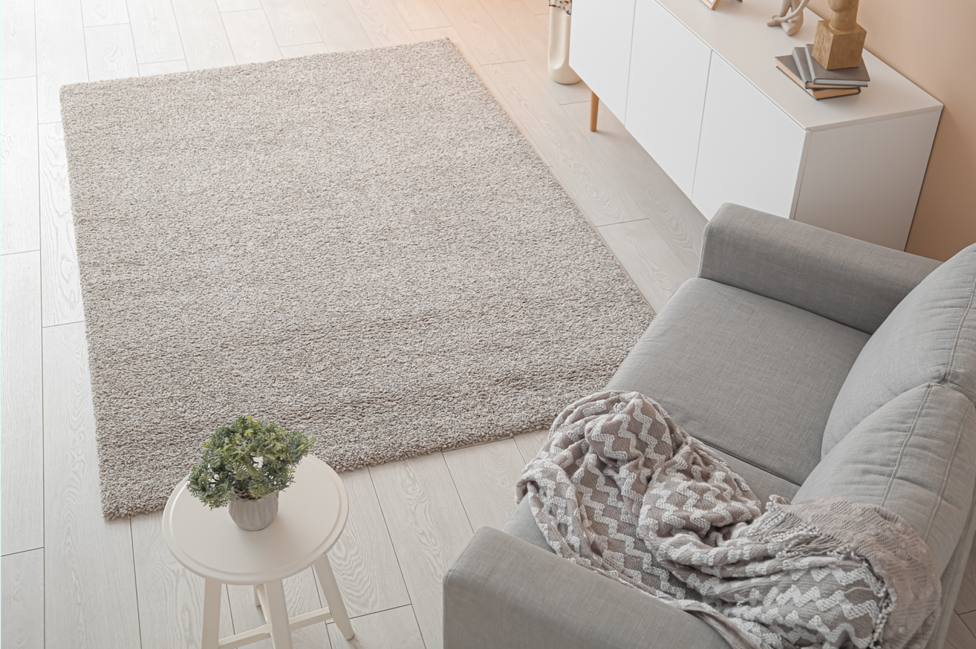 Tapis de salon design scandinave