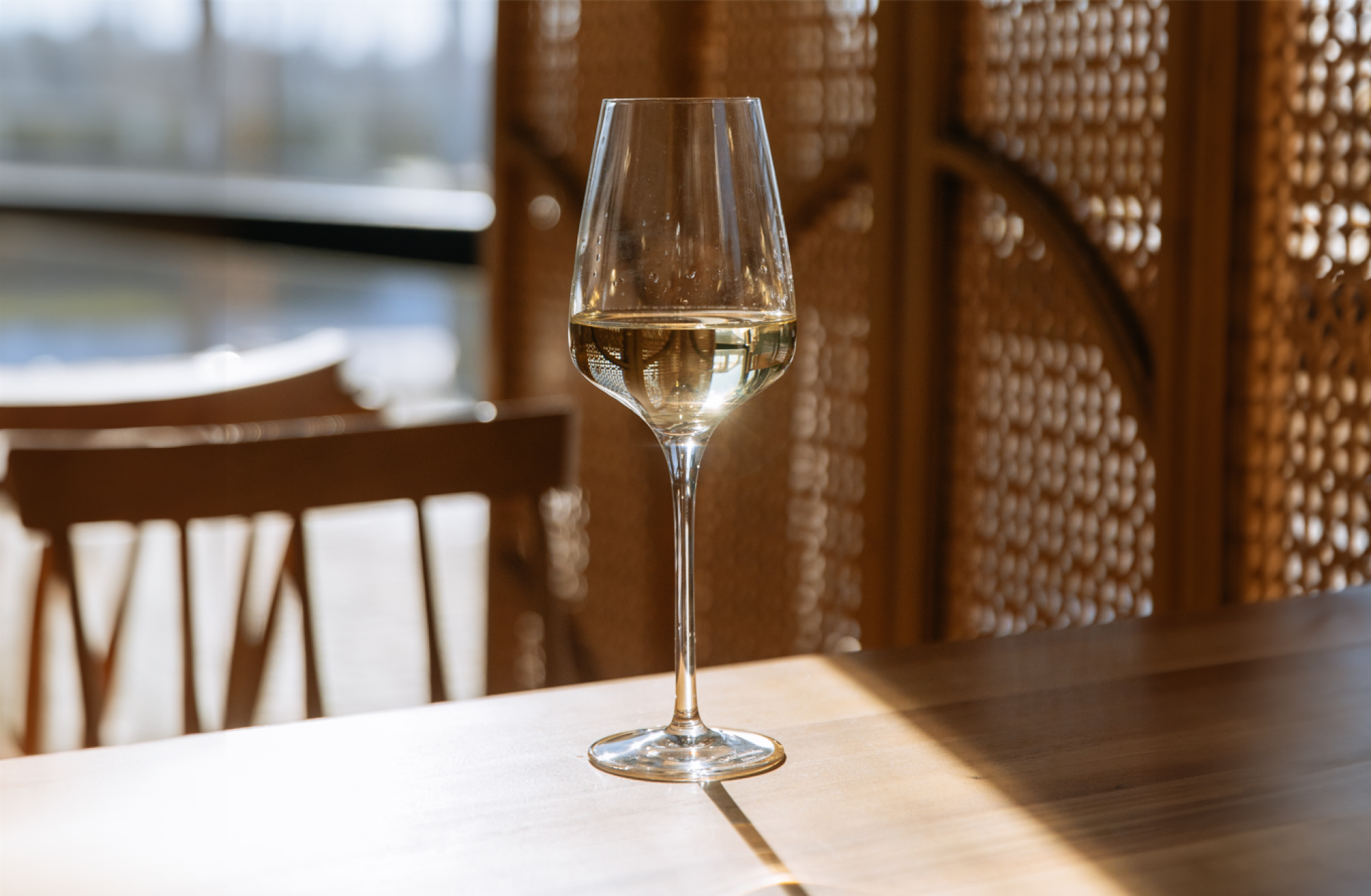 Verres à vin en cristal