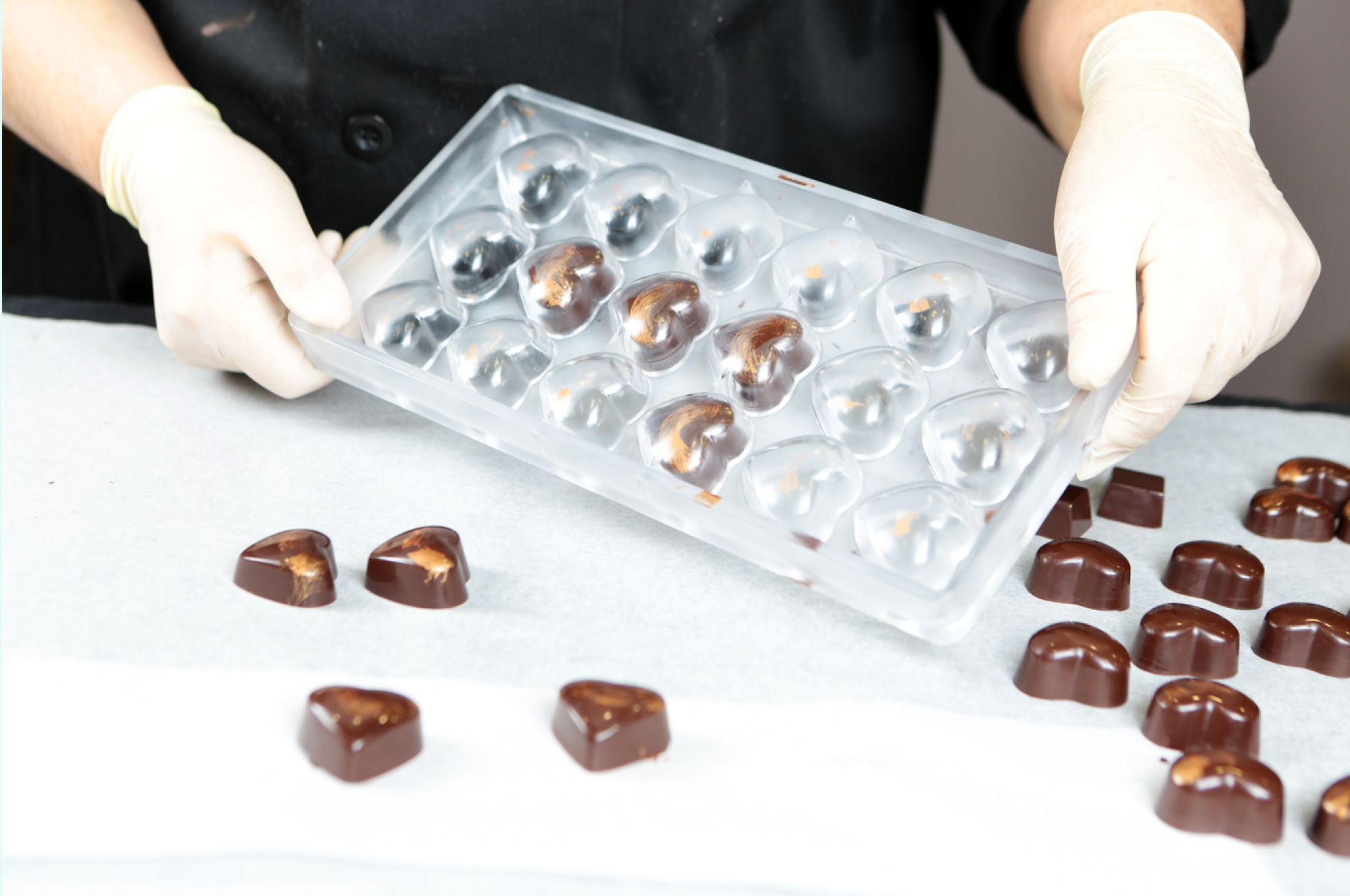 Gamme de moules à chocolat