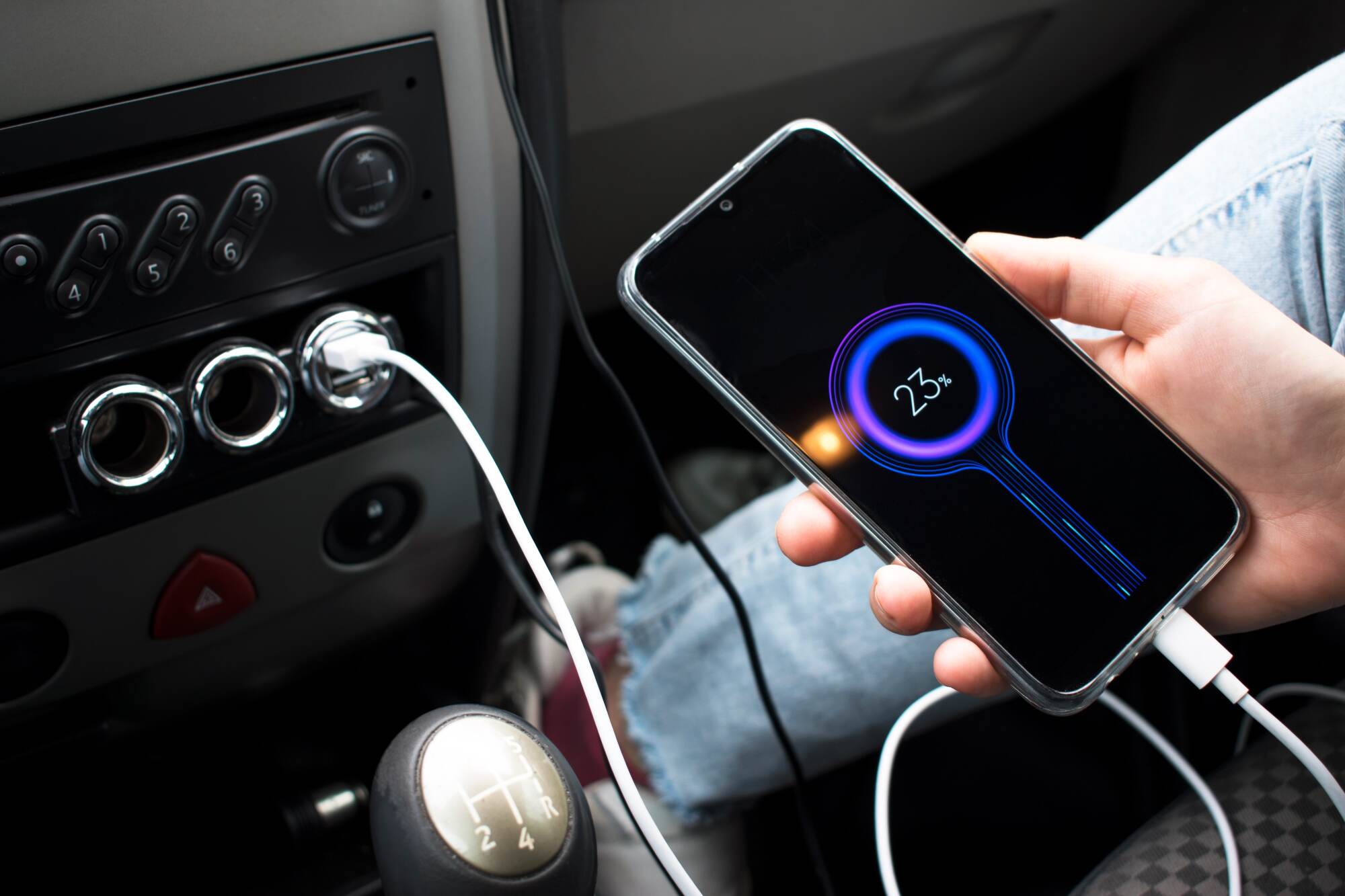 Chargeur téléphone pour voiture