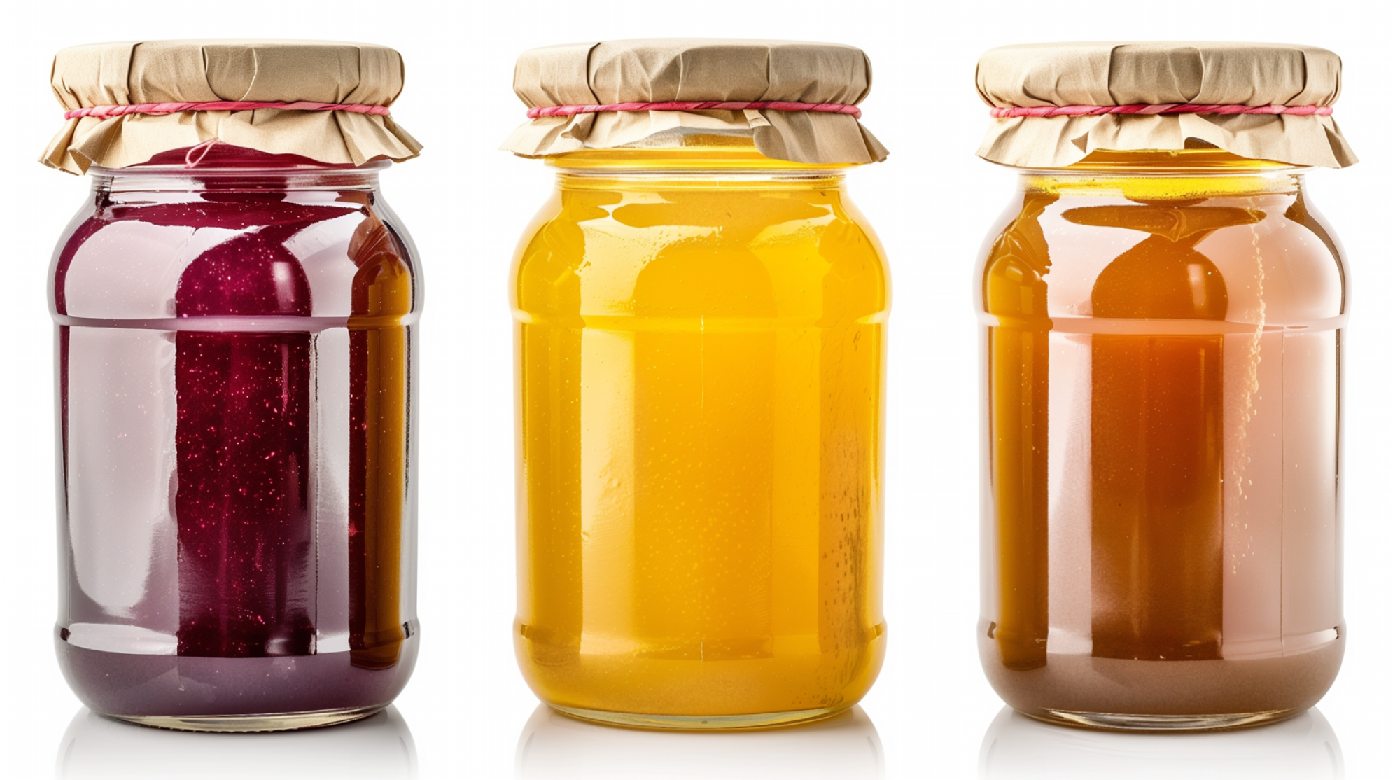 Pots à confiture en verre