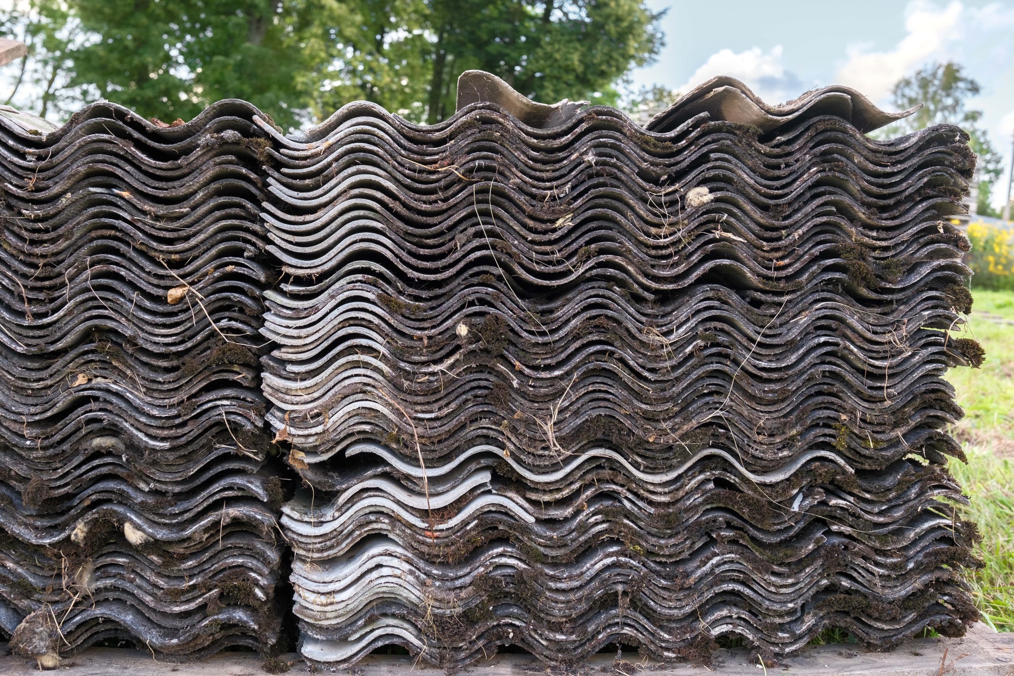 Traitement des déchets d'amiante