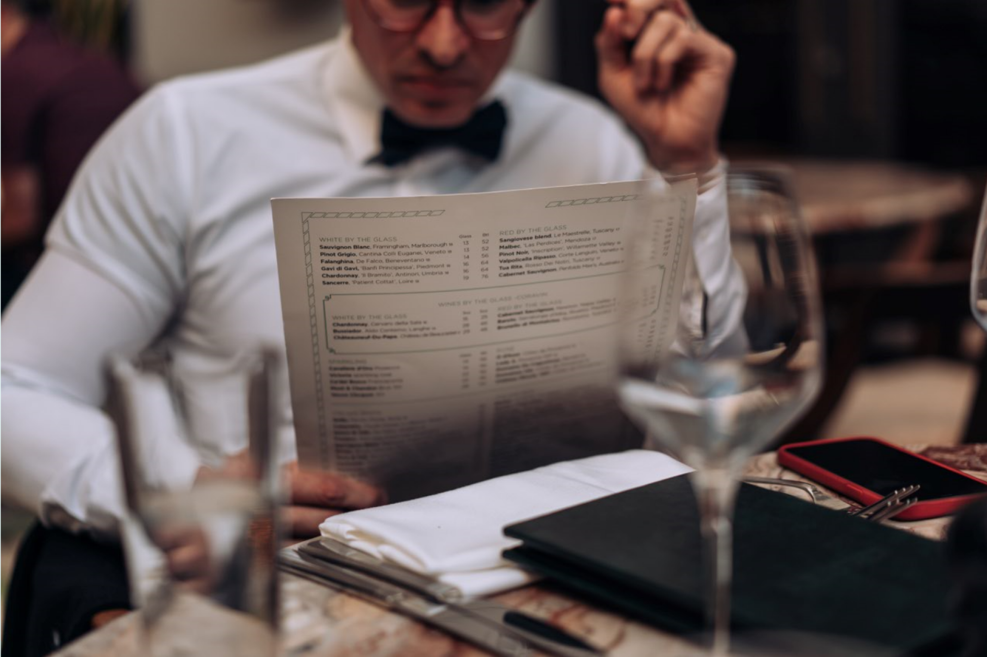 Impression de menus pour restaurants