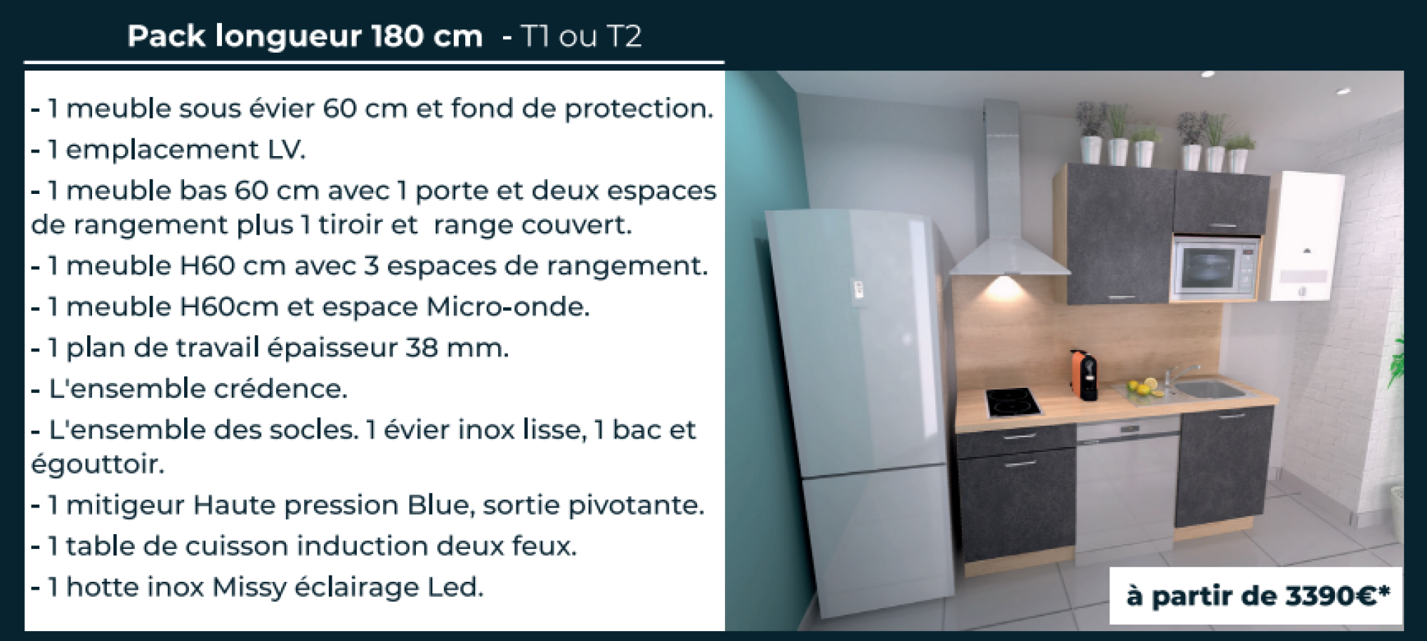 Pack investisseur T1 ou T2