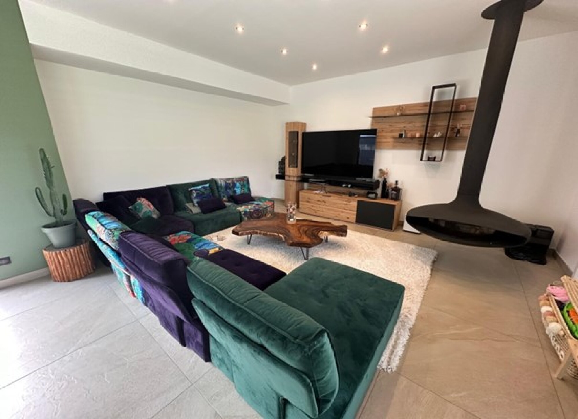 Maison individuelle avec un grand espace vie