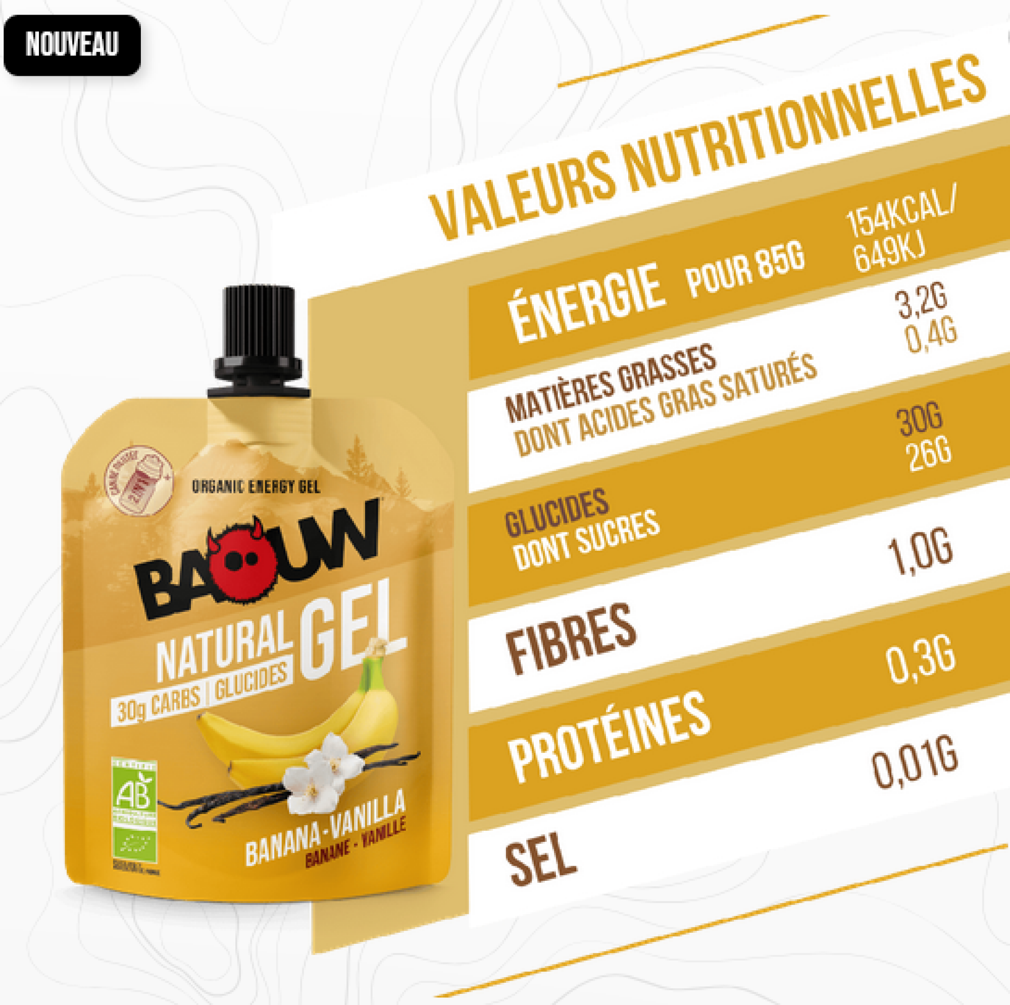 Gel Energetique - Banane Vanille