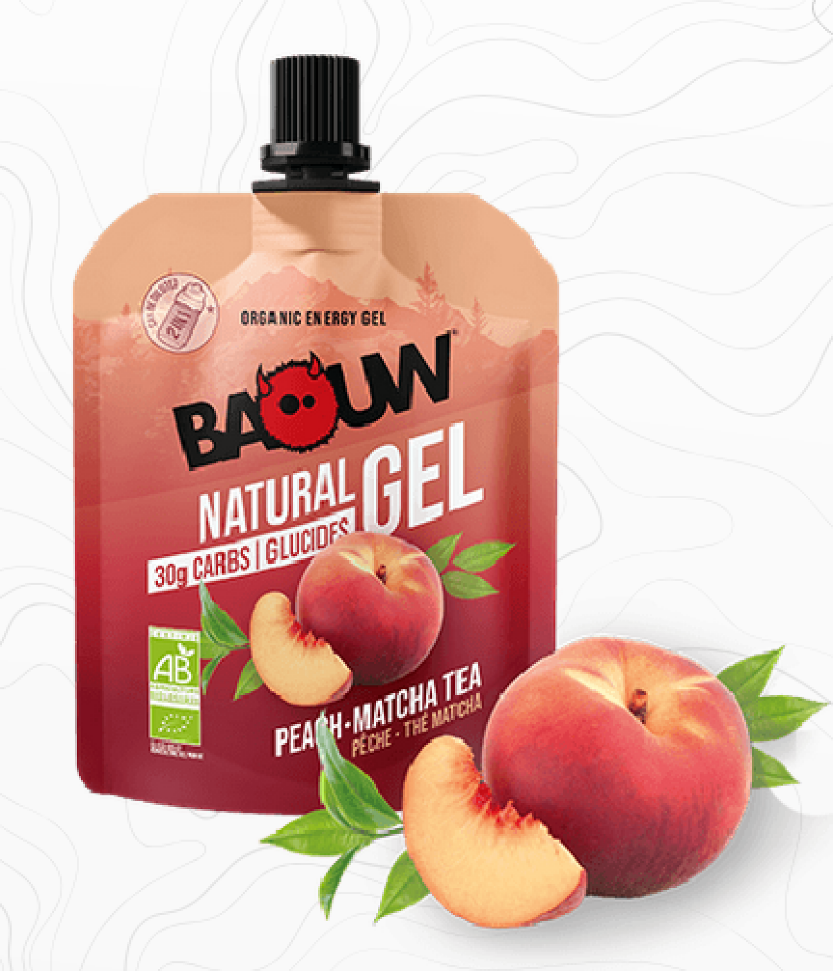Gel Energetique - Pêche Thé Matcha