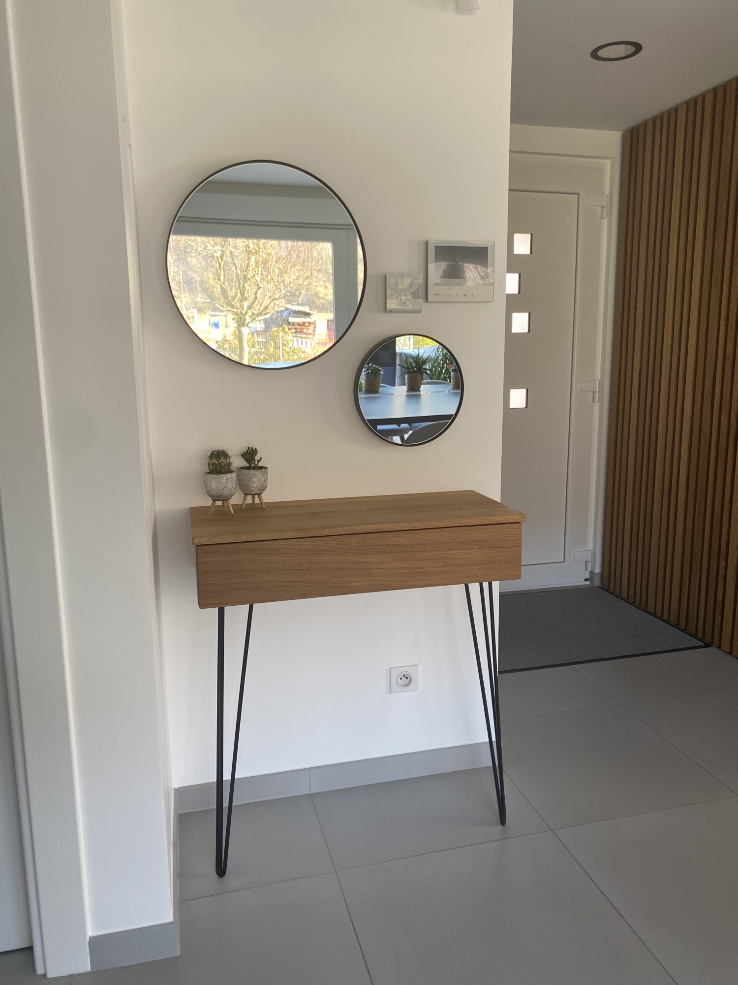 Création de meuble d'entrée sur mesure