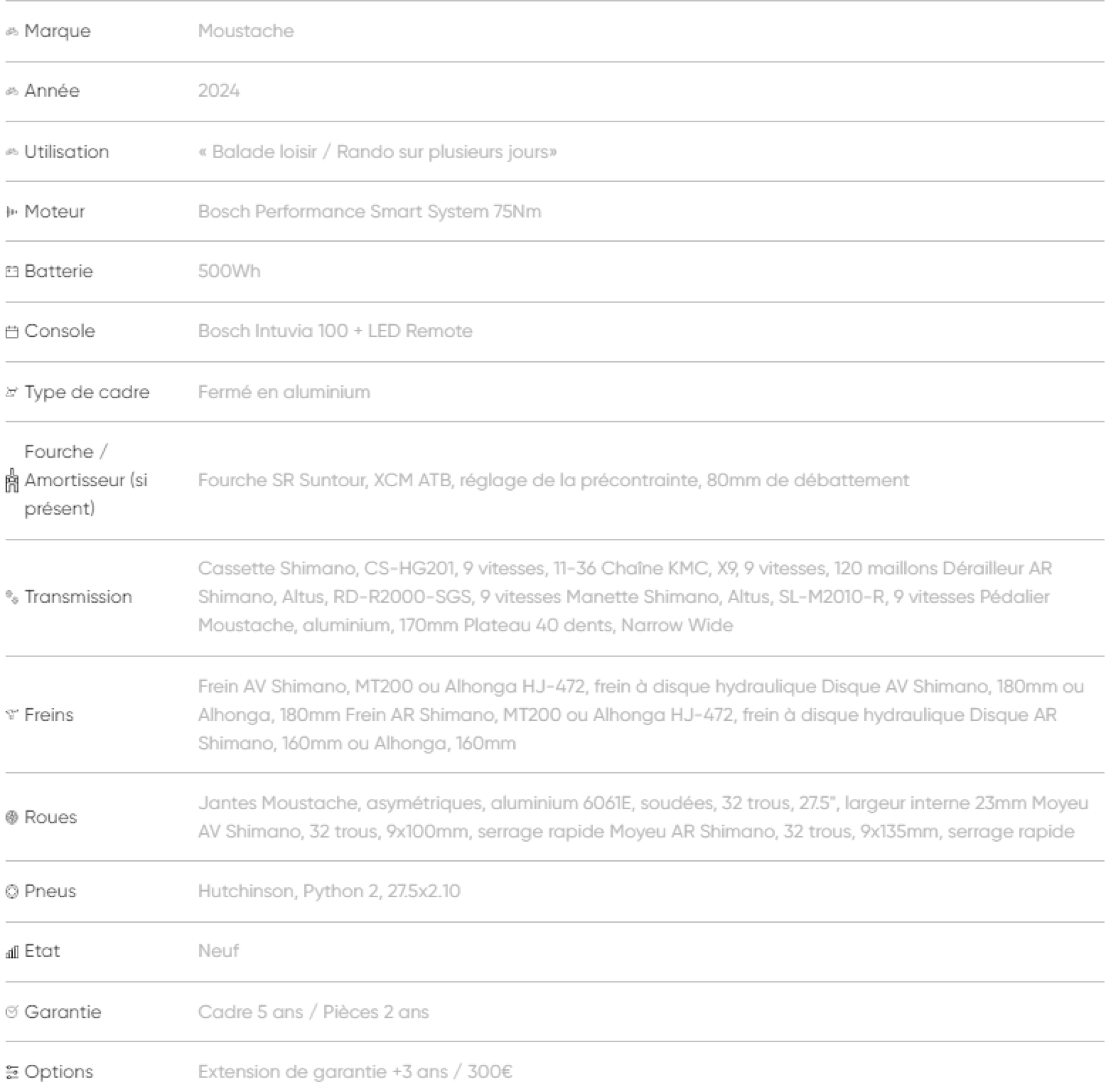 Crossover électrique moustache xroad 2