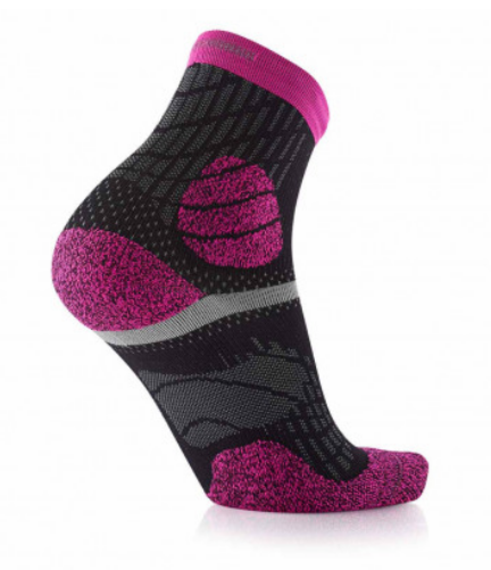 chaussette Trail Protect Pink/Black sidas