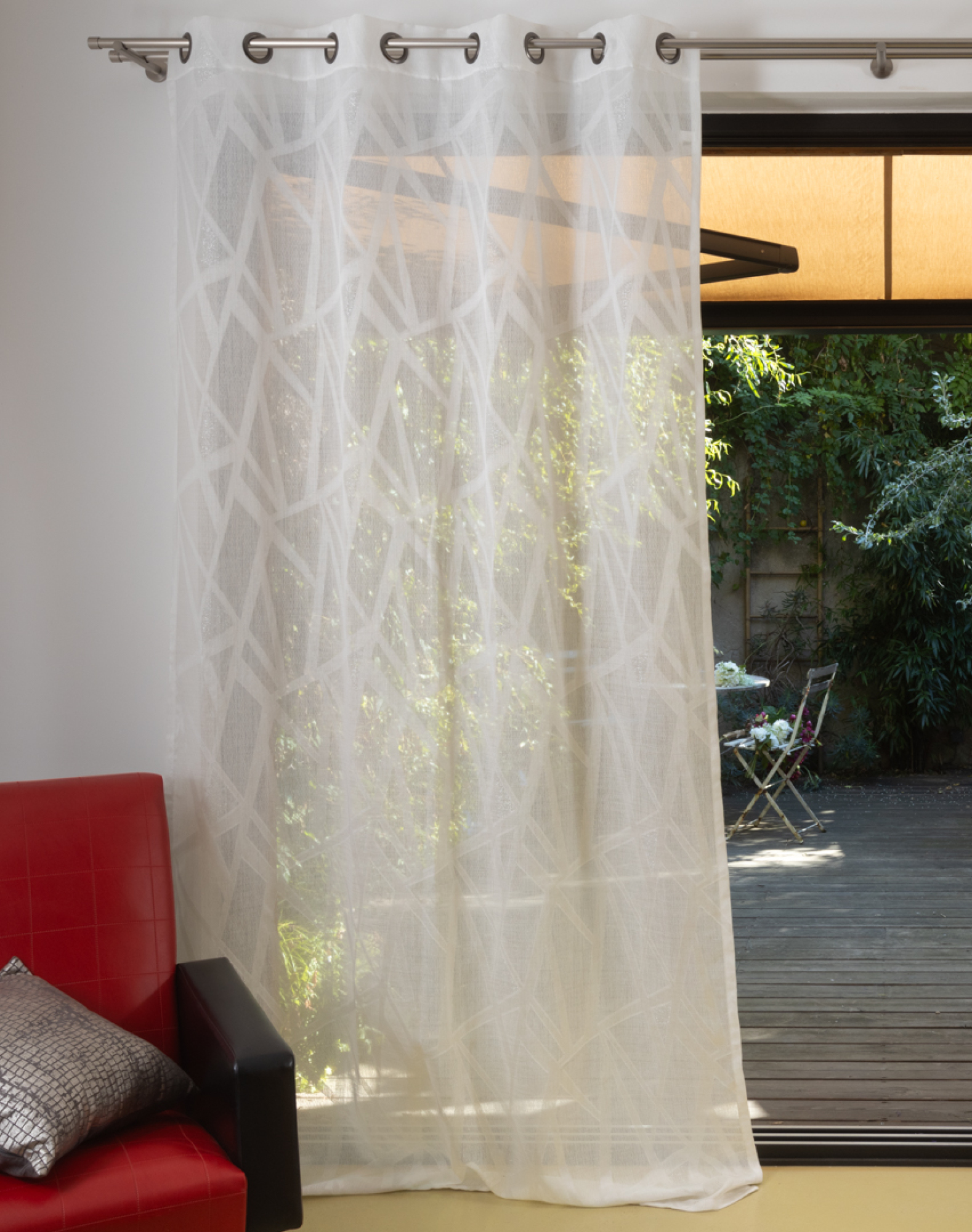 Rideau Voilage PETRA Blanc