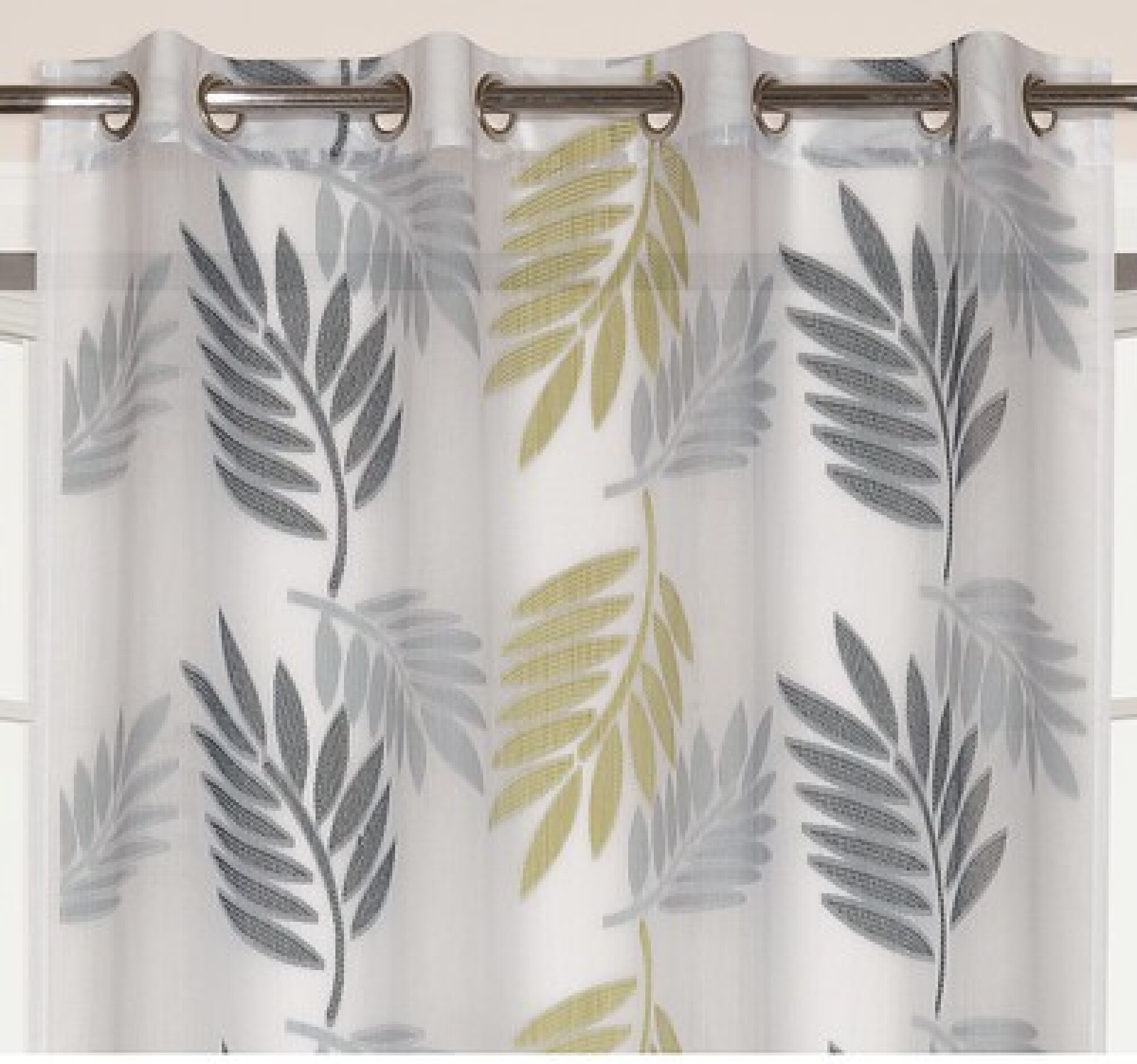 Rideau Voilage TROPICAL Vert