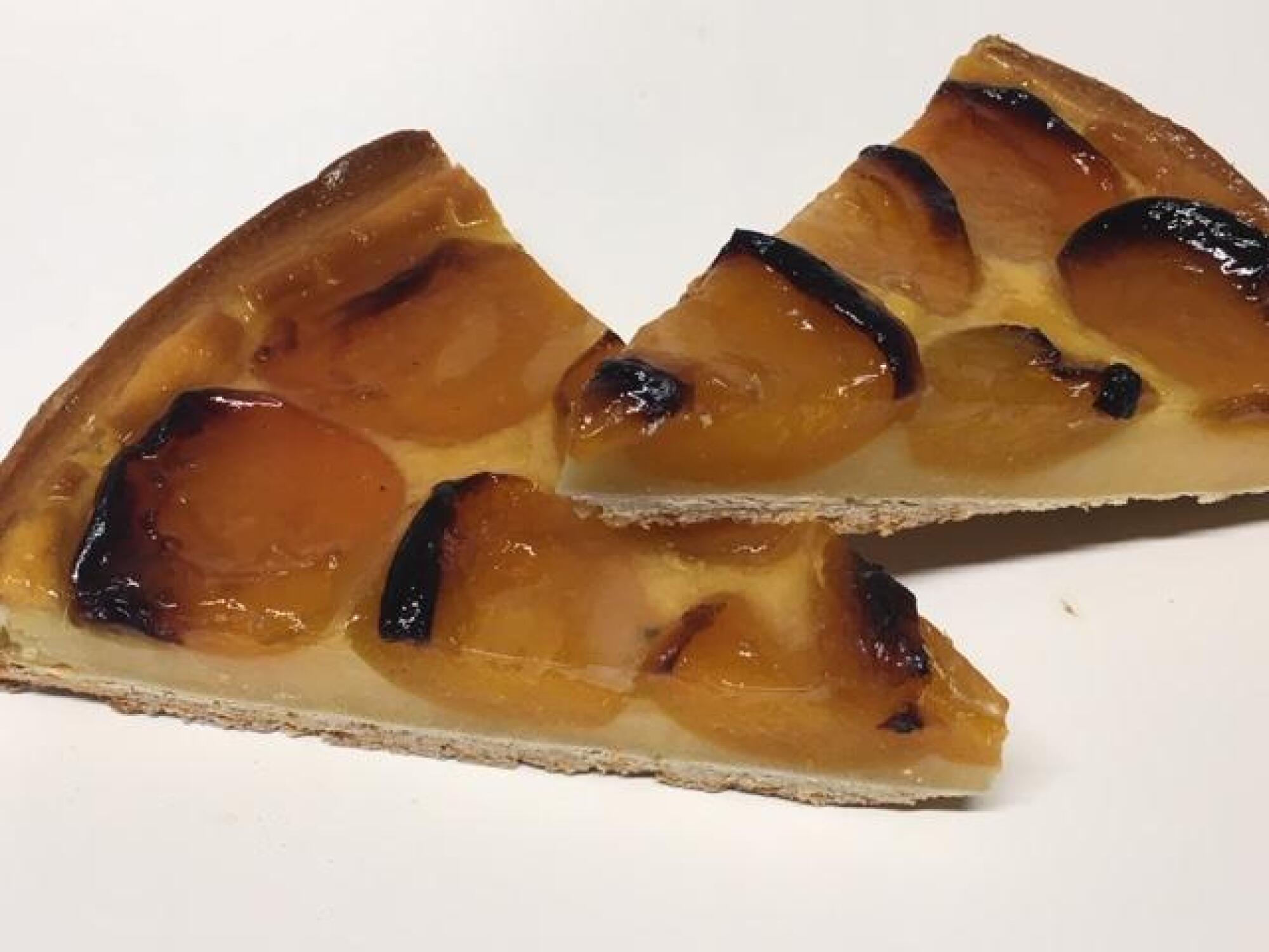 Part de tarte aux abricots