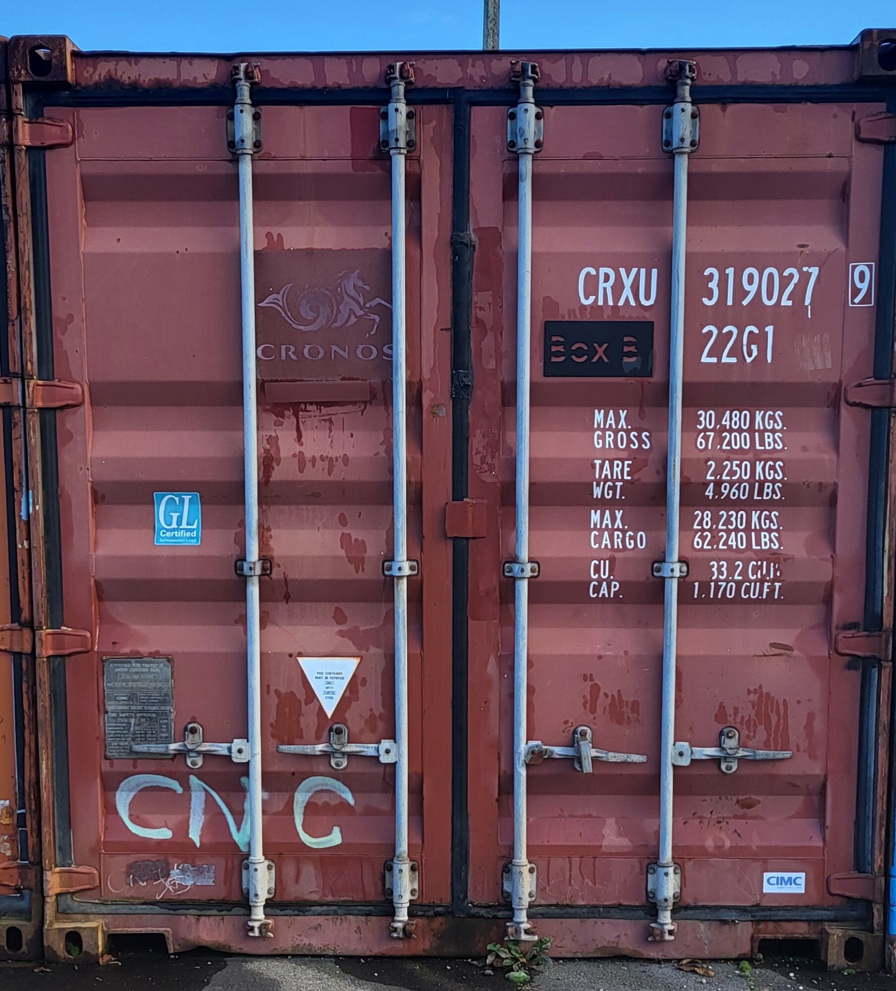 Container 40' DRY Occasion