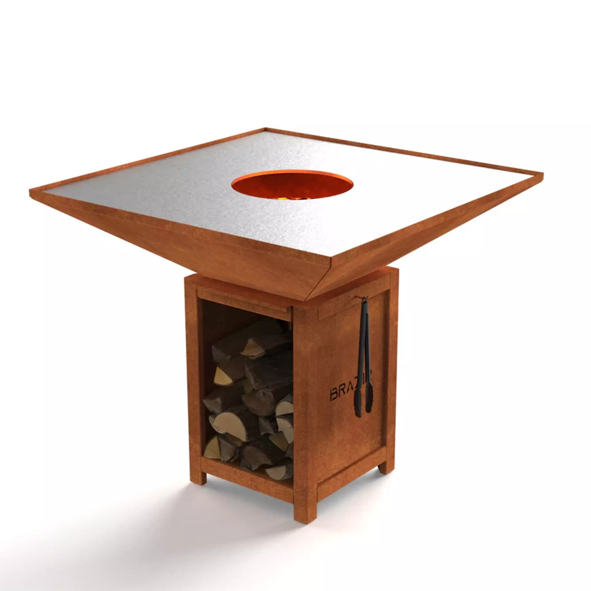 Brasero plancha Carré 104cm