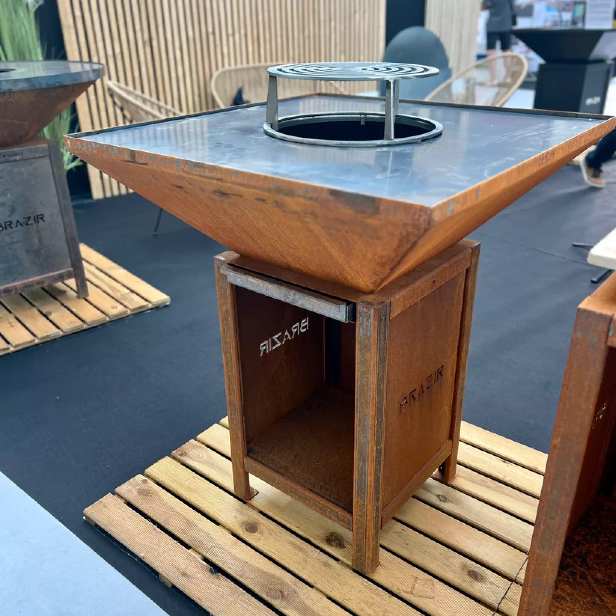 Brasero Plancha carré 84cm