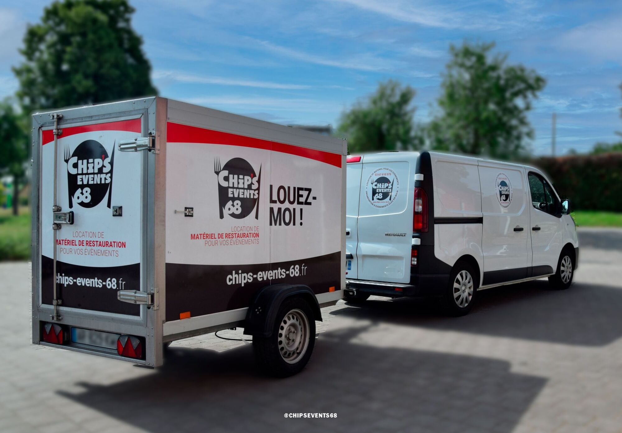 Remorque frigorifique 3m³ en location