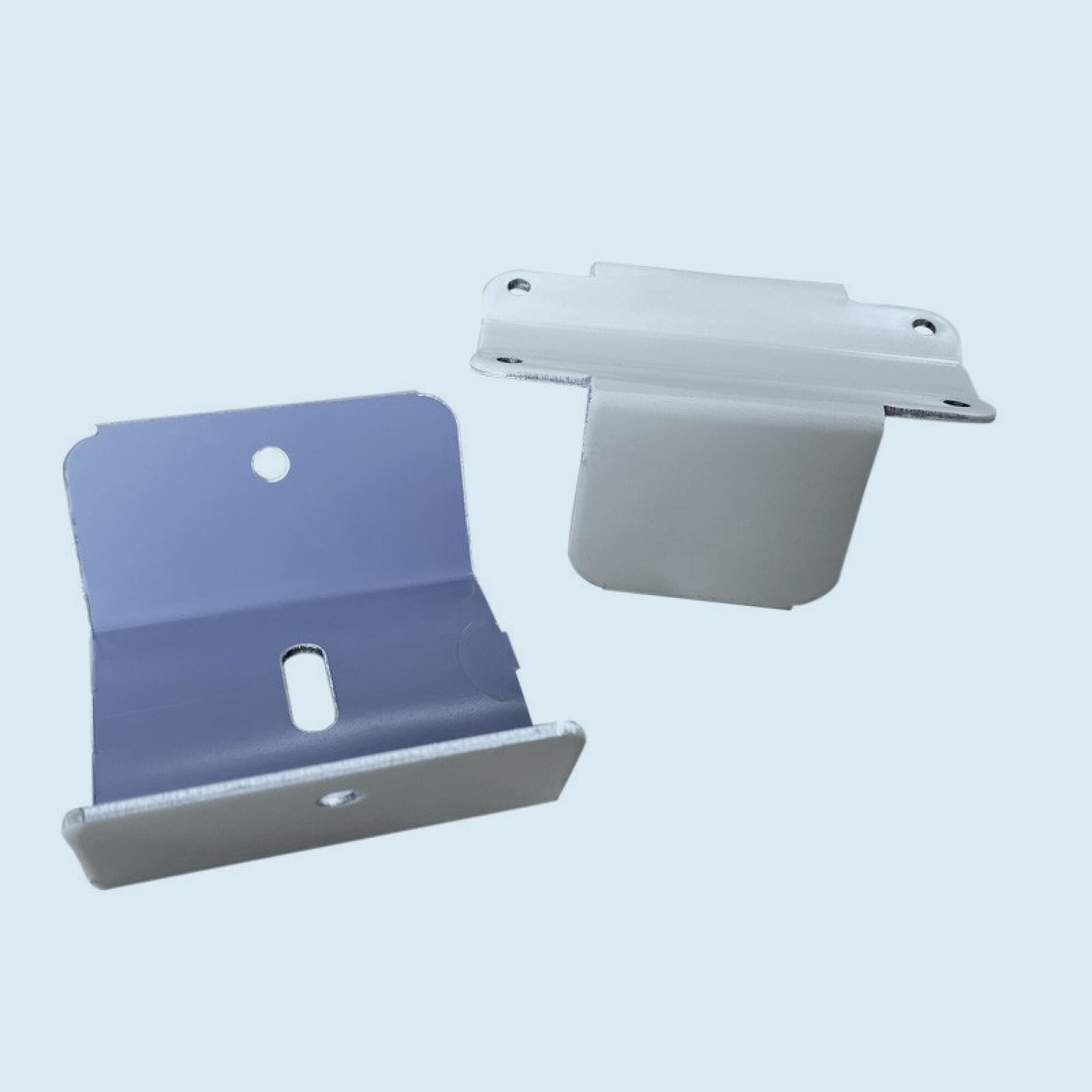 FIXATION TUYAU DE DESCENTE EN ALUMINIUM