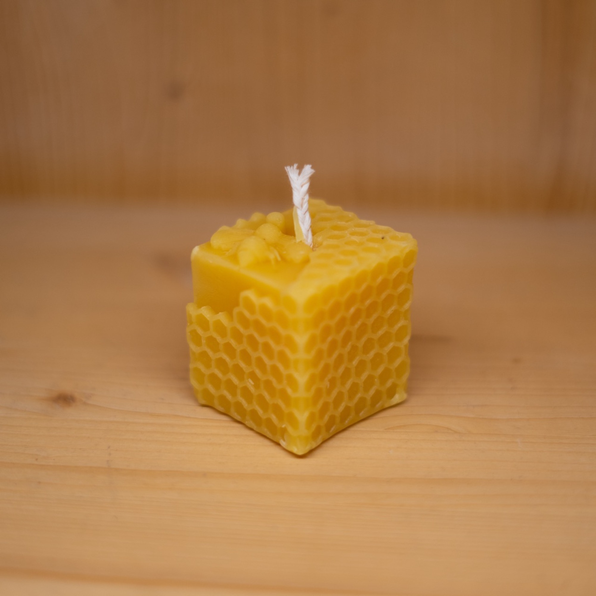 Bougie 100% Cire d'abeille - ORCHIDEE