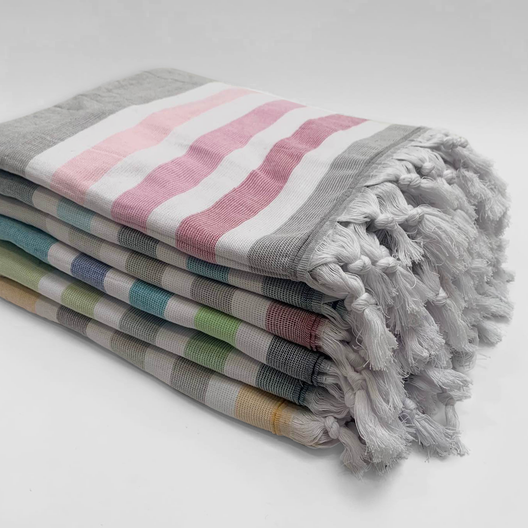 Fouta doublée éponge Zuma Safran 90x160 340g/m²