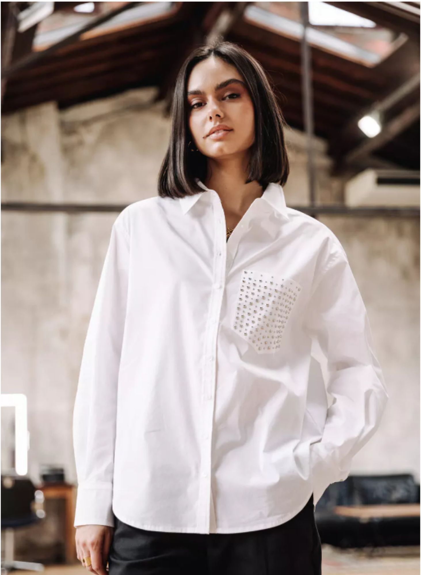 Chemisier blanc Caretta Plain Freeman T.Porter