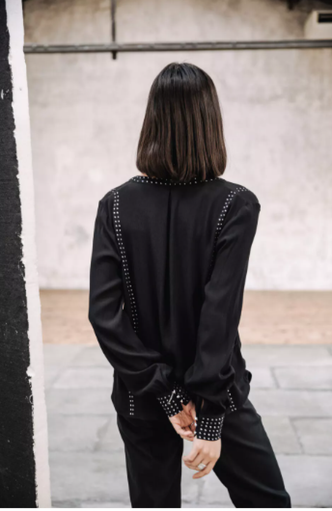 Chemisier Cassia Plain noir Freeman T.Porter