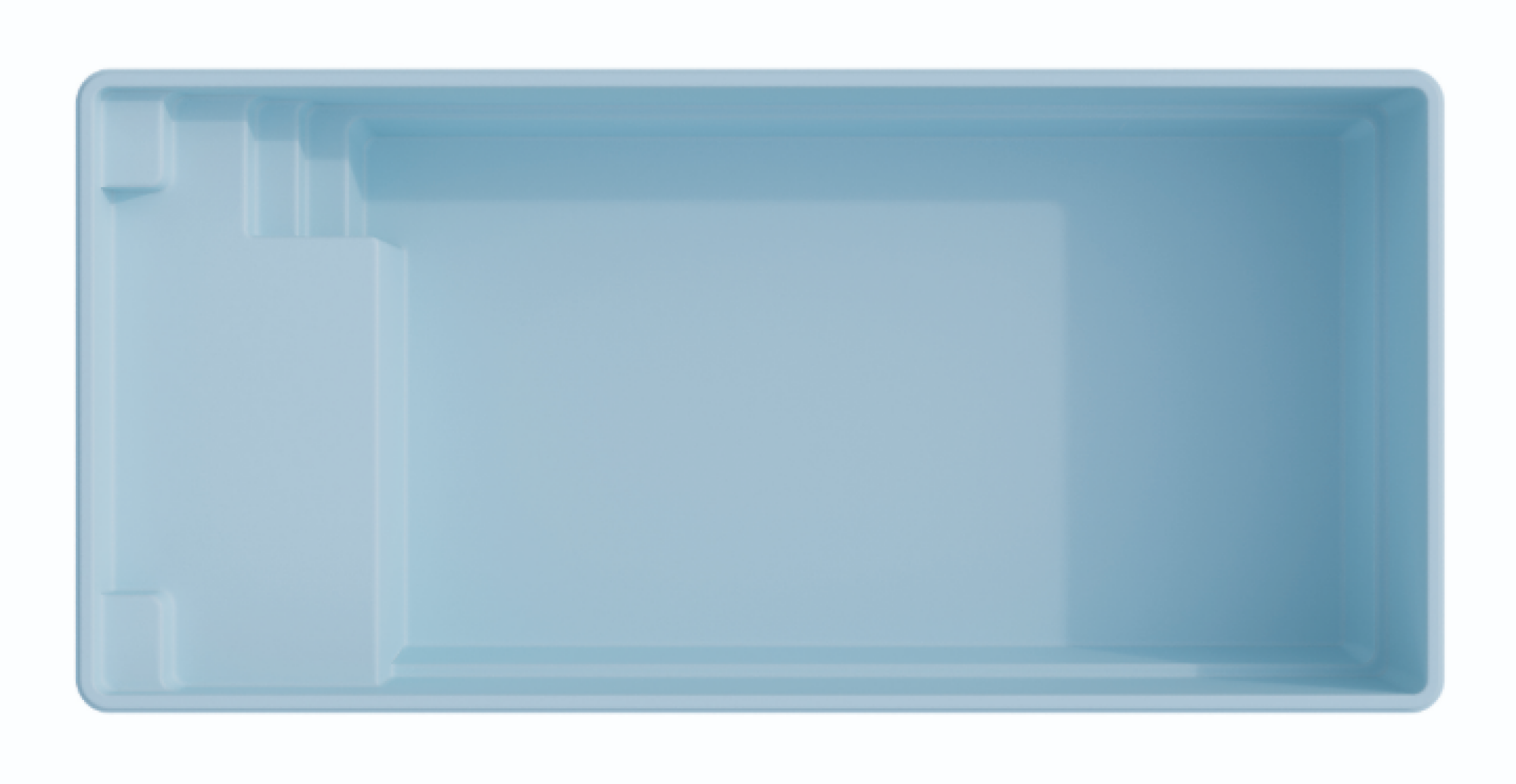 PISCINE COQUE PLAGE 650