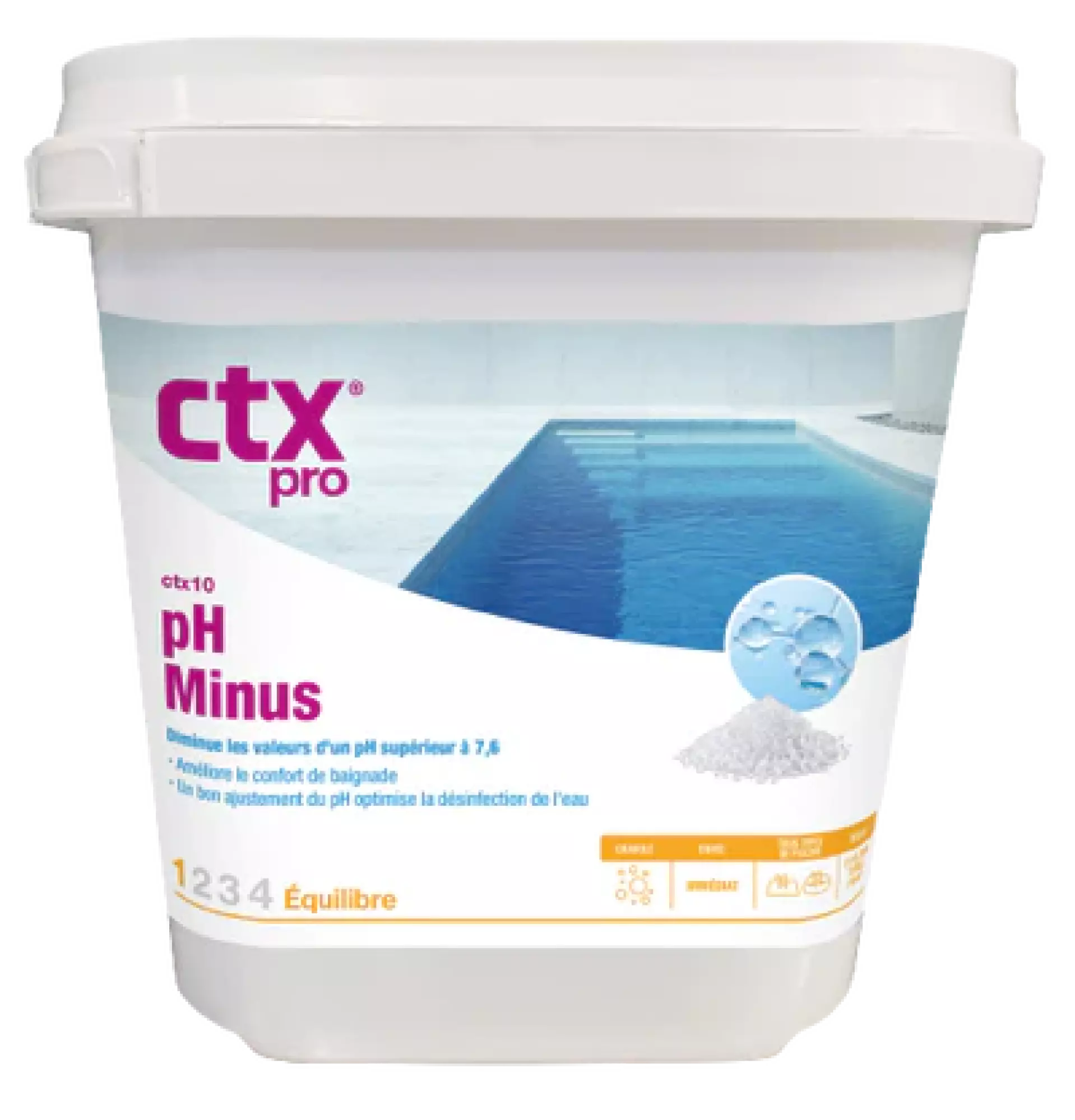 CTX10 pH Minus granulés 5kg