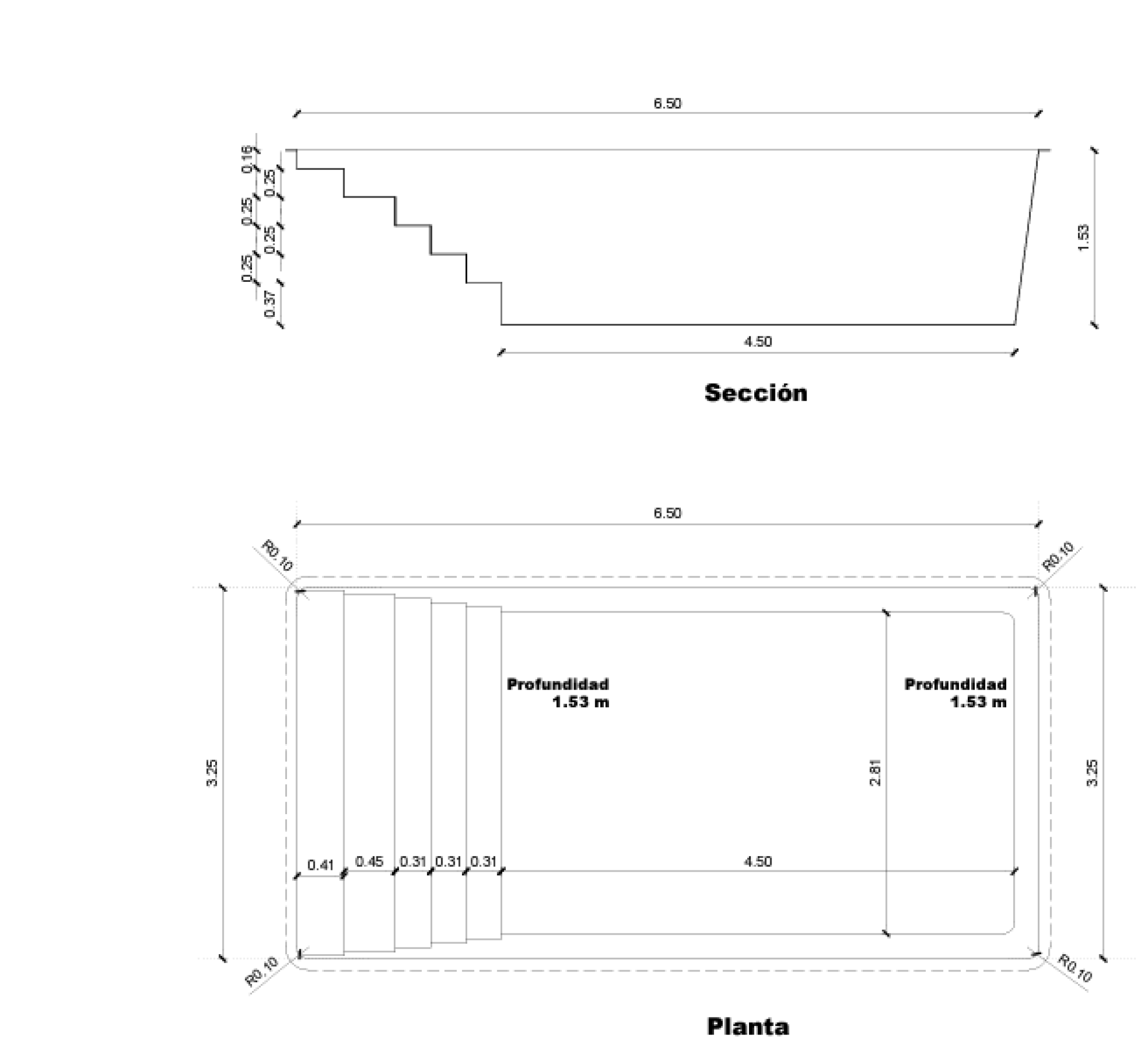 Piscine coque polyester SPACE 650