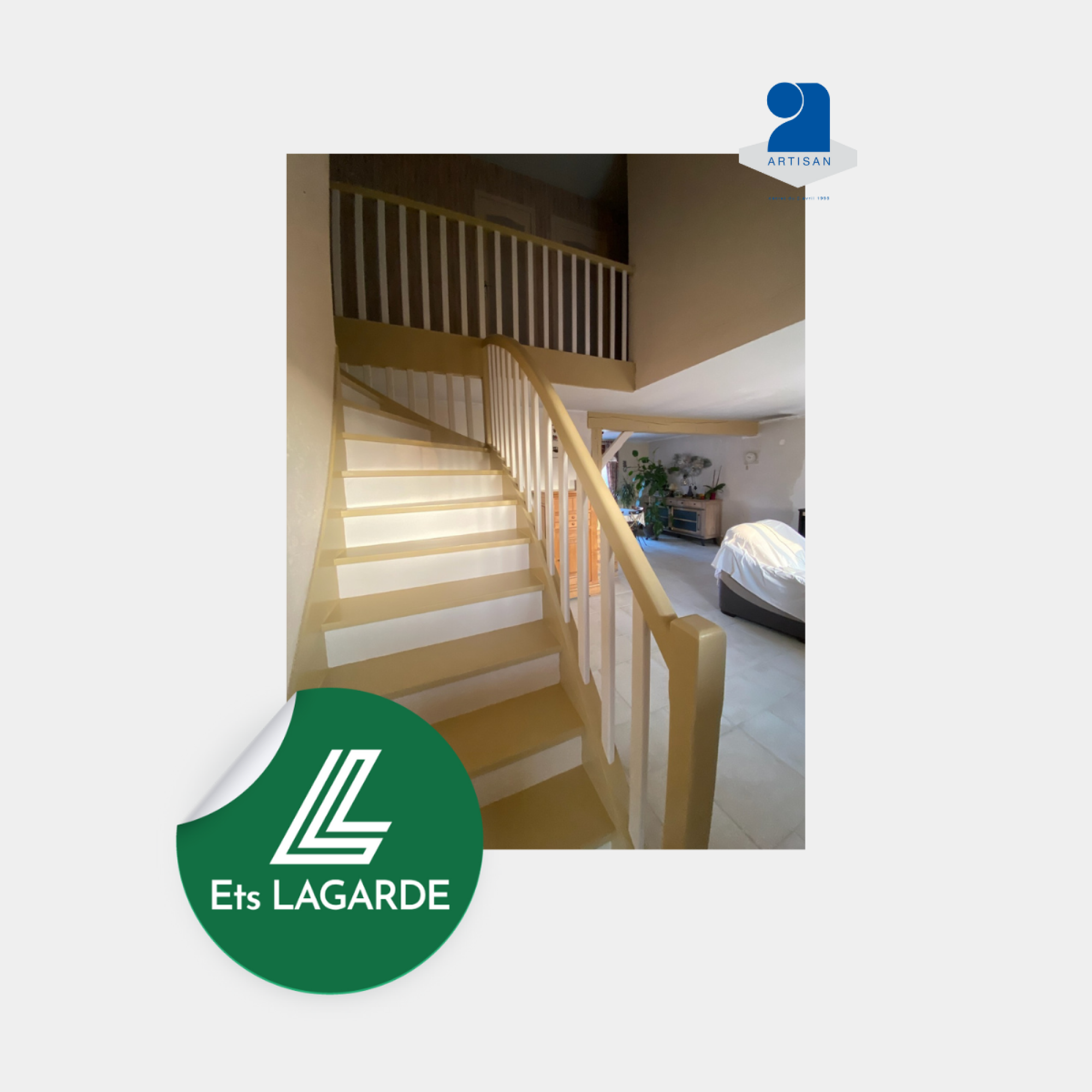 Peinture de Sol pour Escalier à Reims, Châlons-en-Chapagne, Épernay, Vitry-le-François : Rénovation, Protection et Finition de Qualité